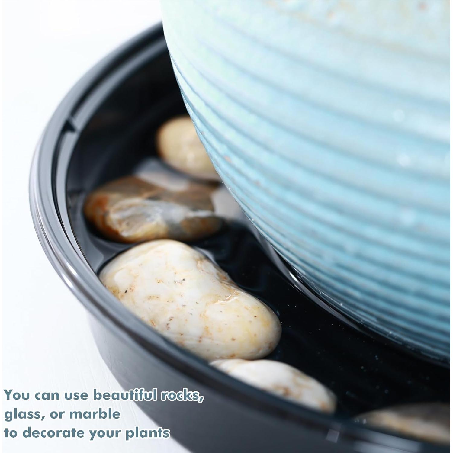 Platos para Plantas LUCPUR 20 cm - 15 Paquetes de Drenaje