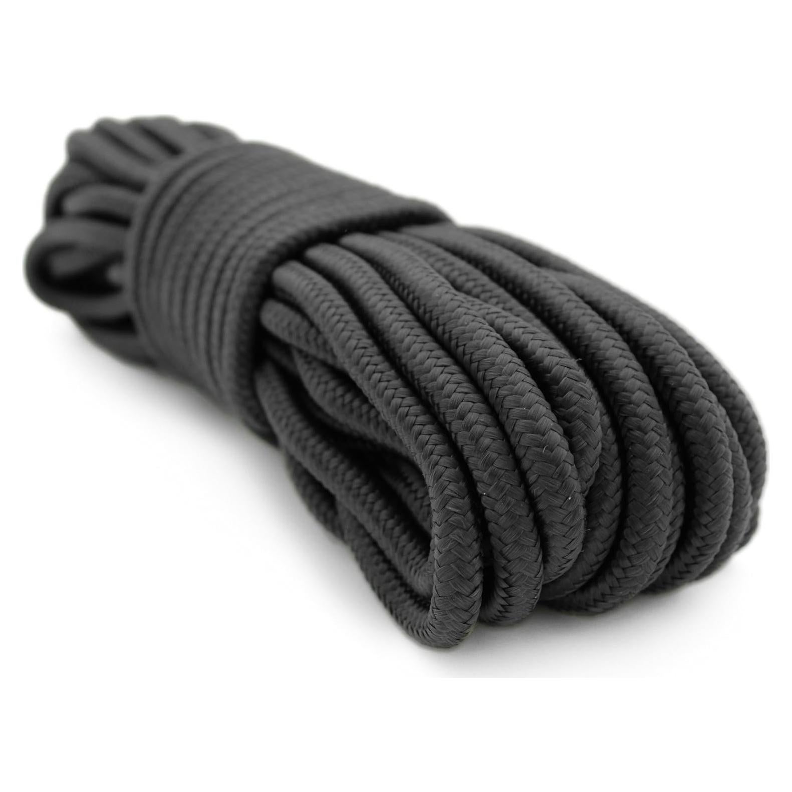 Cuerda de Camping Nylon 9mm 15 Metros Emergency Zone Negra