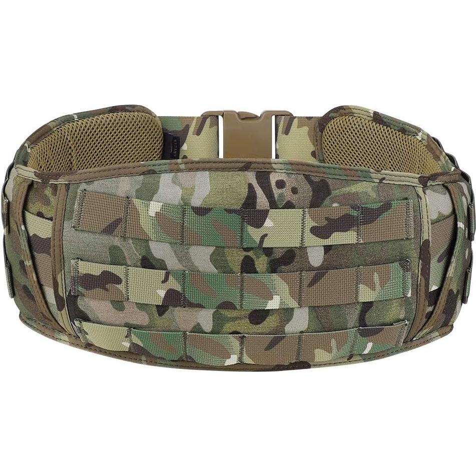 Cinturón Táctico Krydex Molle Acolchado Ajustable 93-144 cm