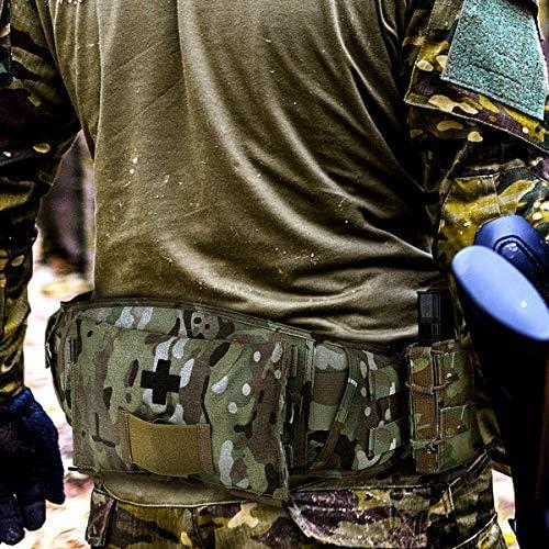 Cinturón Táctico Krydex Molle Acolchado Ajustable 93-144 cm