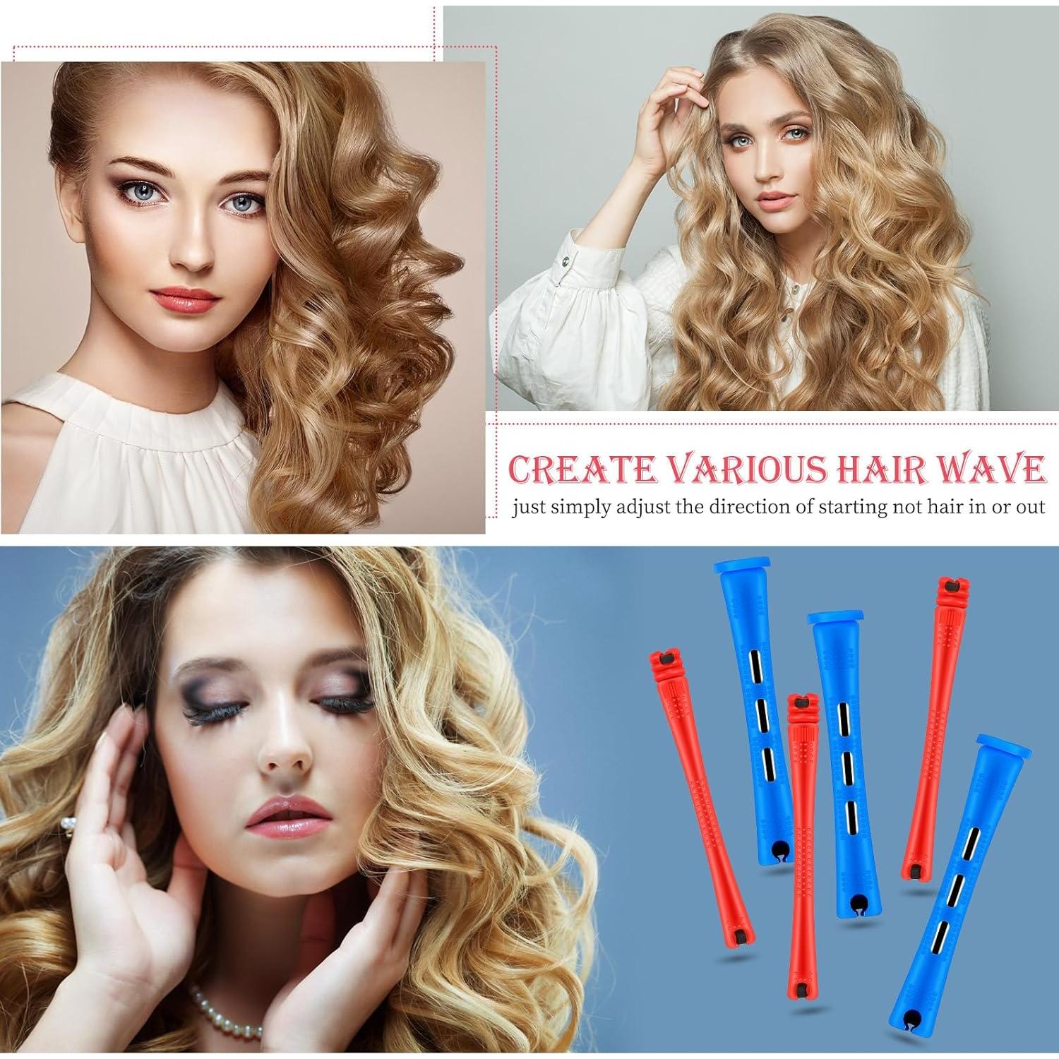 Set de 72 Varillas para Permitir el Cabello WILLBOND - 2 Tamaños