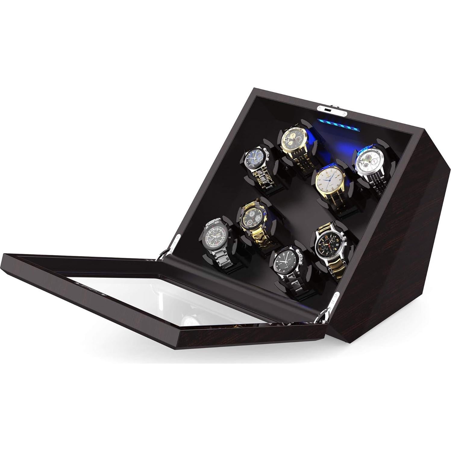 Reloj Winder JINS&VICO 8 Espacios con Iluminación LED