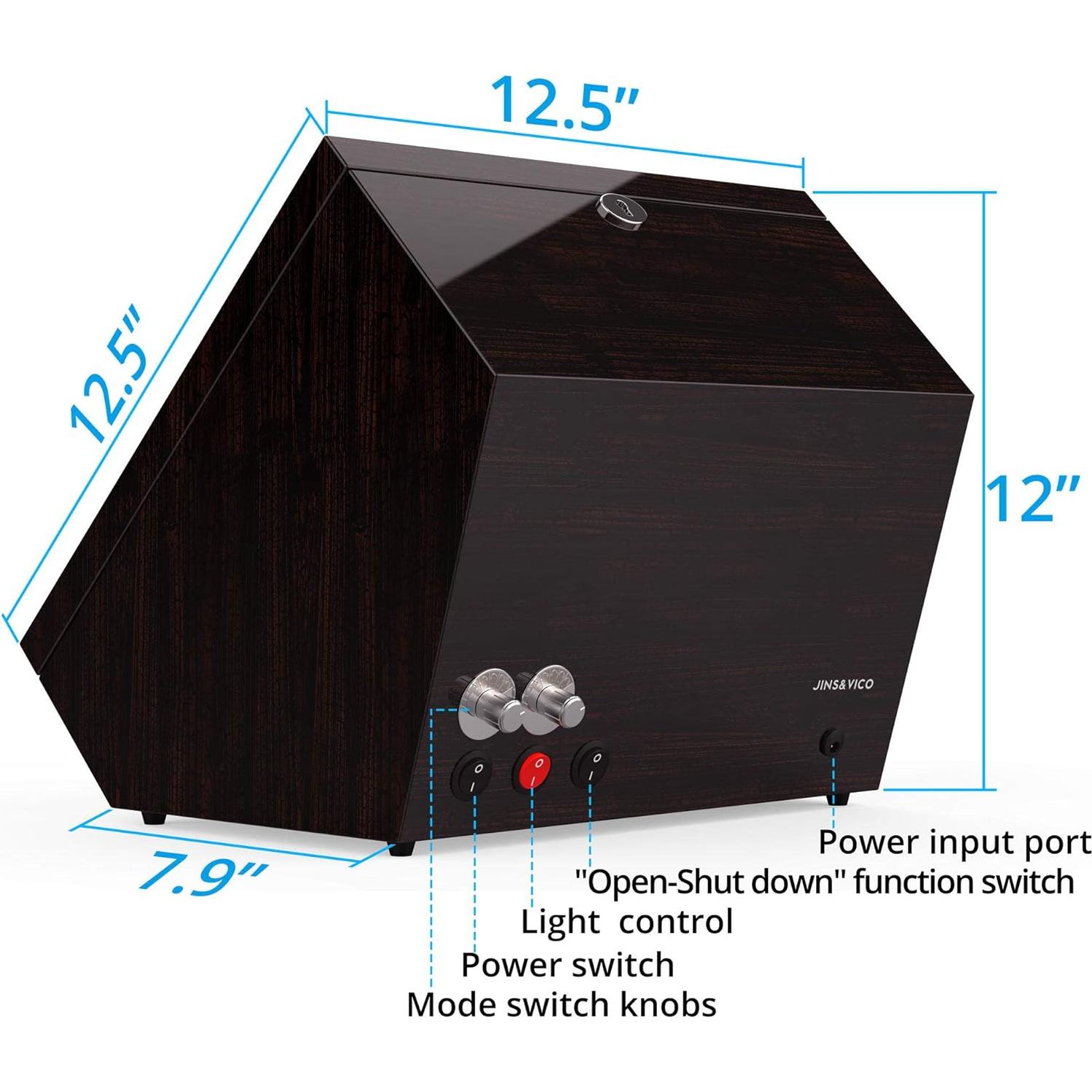 Reloj Winder JINS&VICO 8 Espacios con Iluminación LED