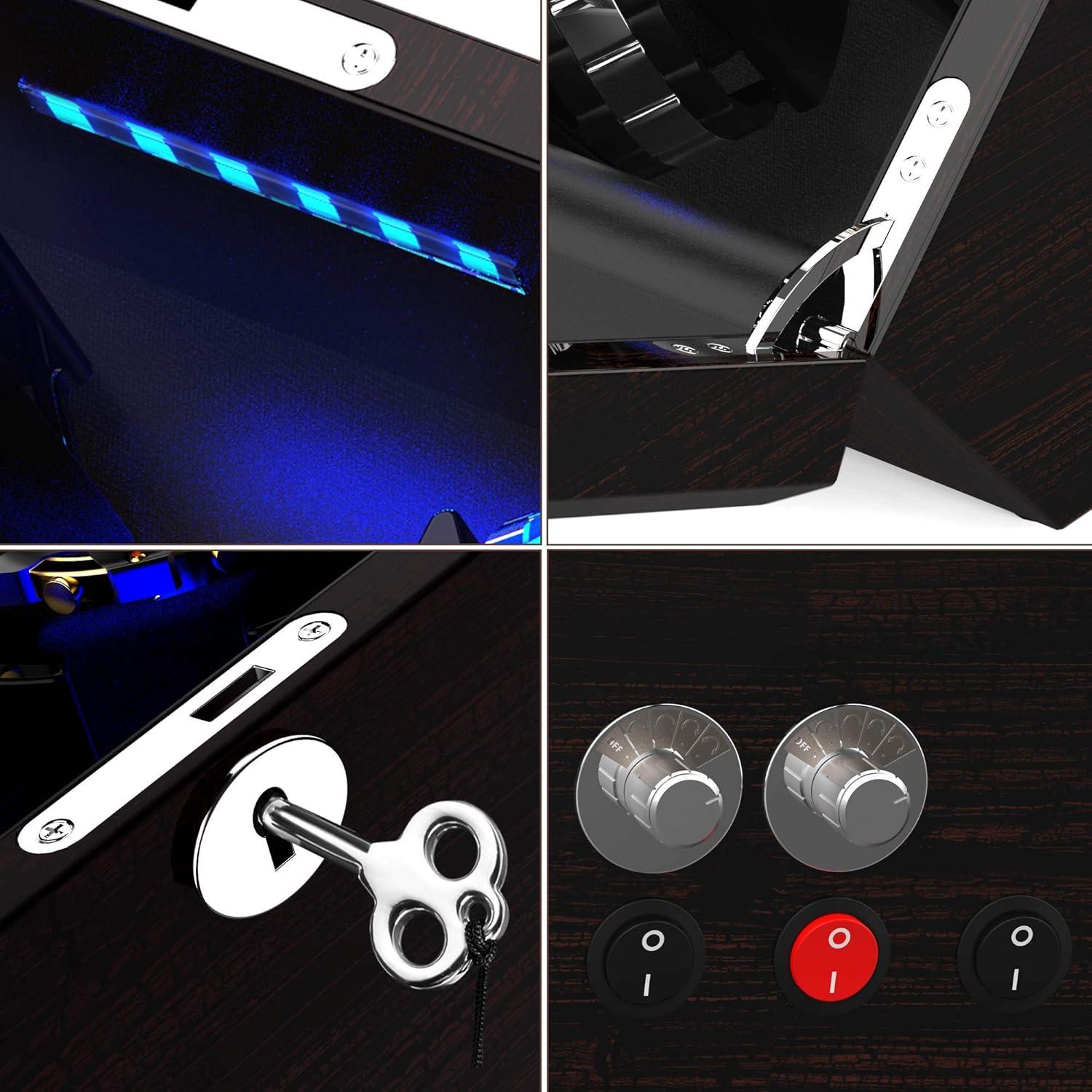 Reloj Winder JINS&VICO 8 Espacios con Iluminación LED