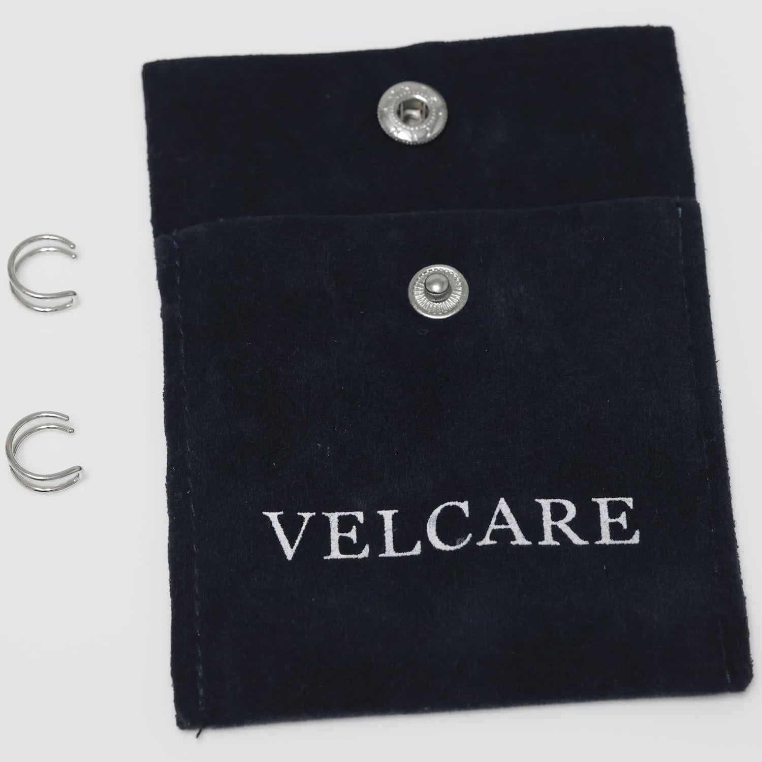 Aros Nasales Falsos 18G Acero Inoxidable 2 Pcs Plata