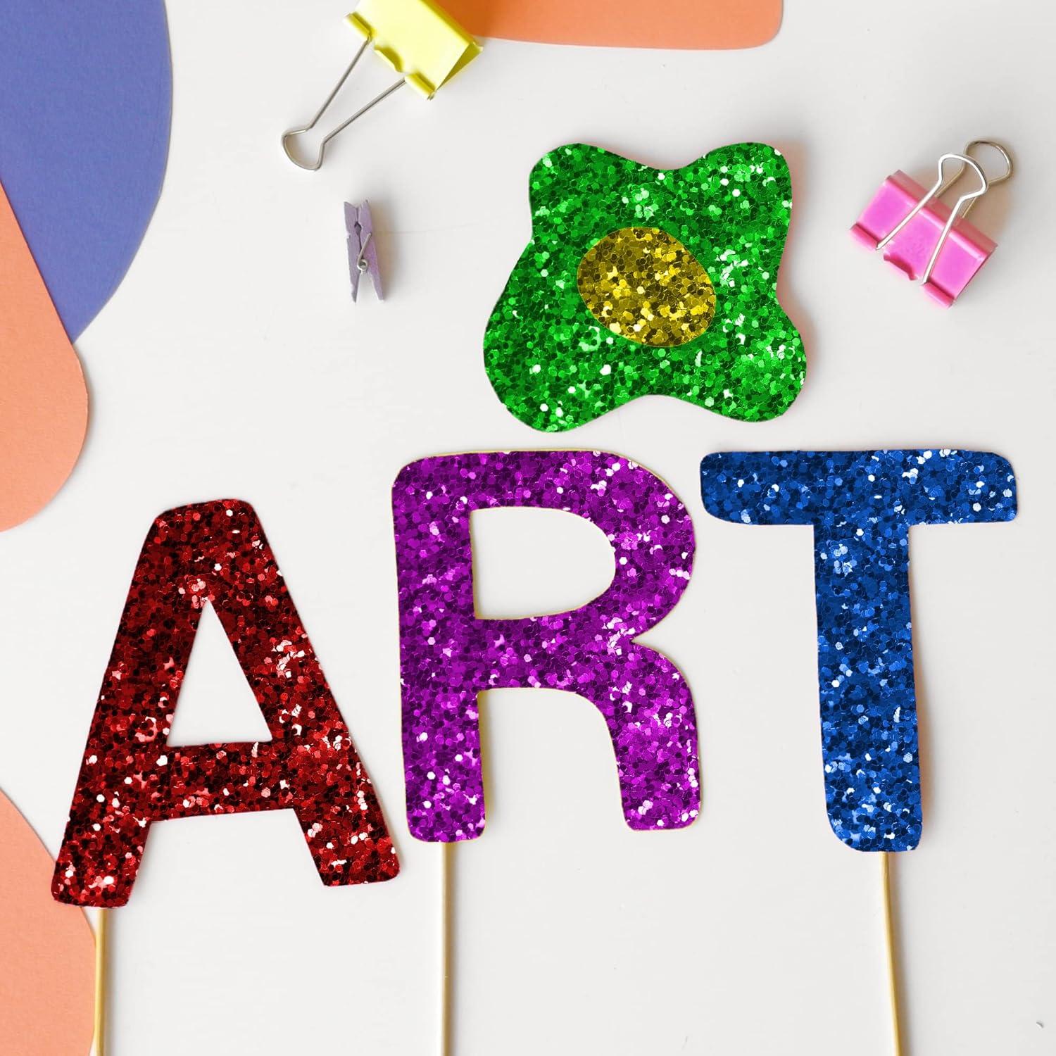 Polvo Brillante BAZIC 508g Azul para Manualidades y Slime