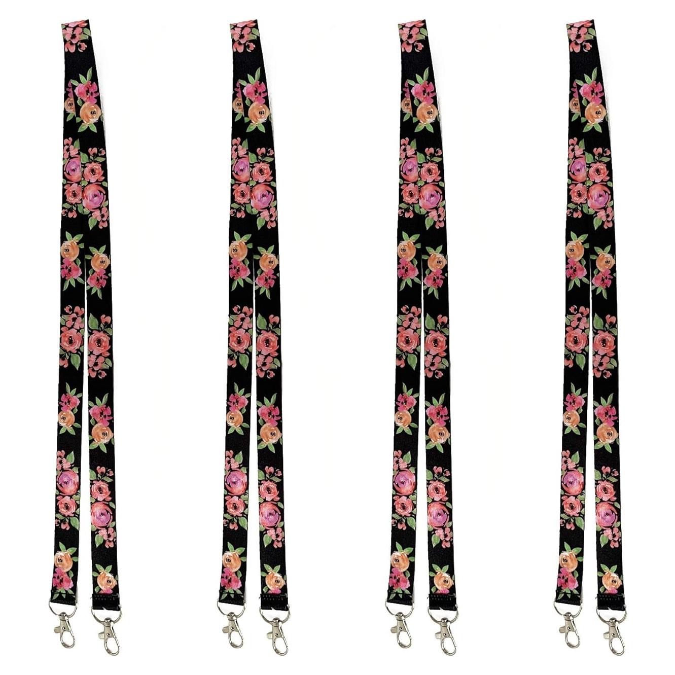 Soporte de Collar con Lanyard Ajustable Hanna Roberts - 4 Piezas