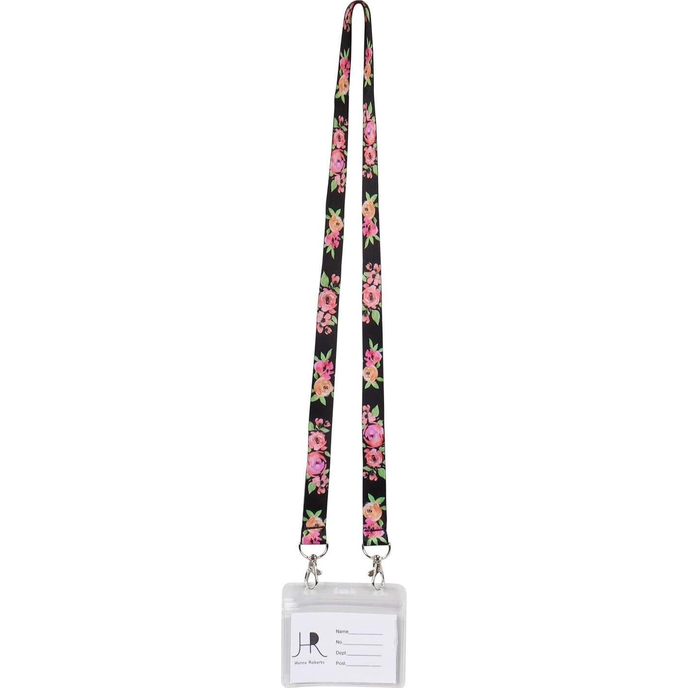 Soporte de Collar con Lanyard Ajustable Hanna Roberts - 4 Piezas