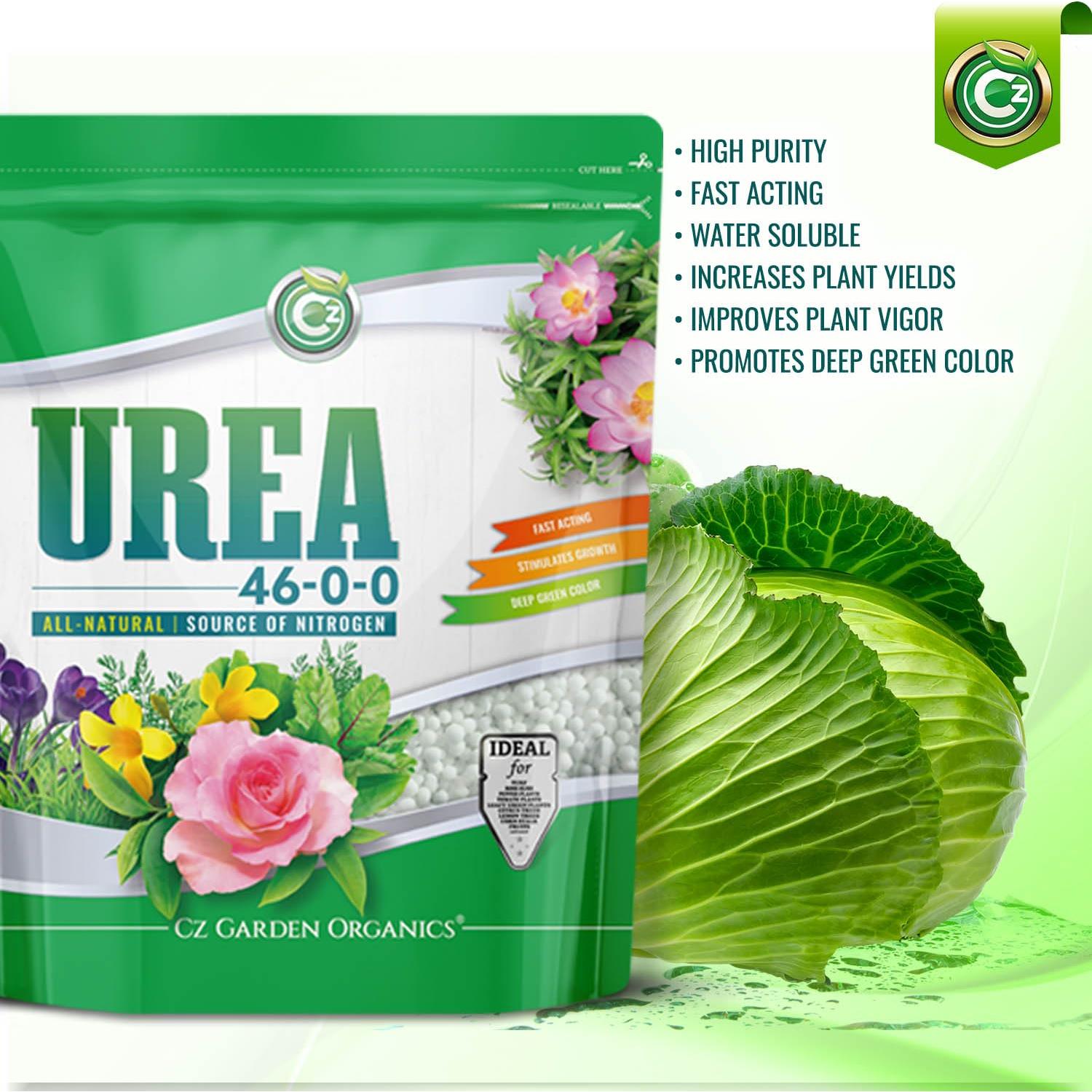 Fertilizante Urea 46-0-0 Cz Garden 2.27KG para Jardín