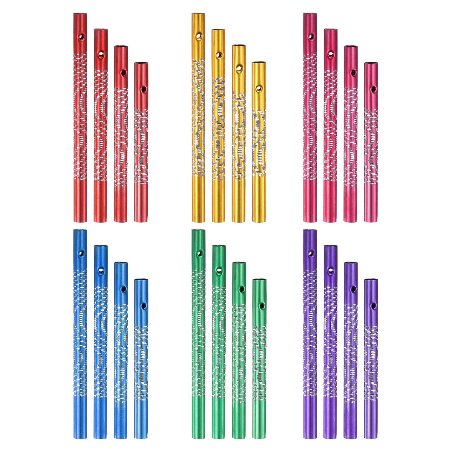 Tubo de Campana de Viento M METERXITY 24 Piezas 4 Tamaños