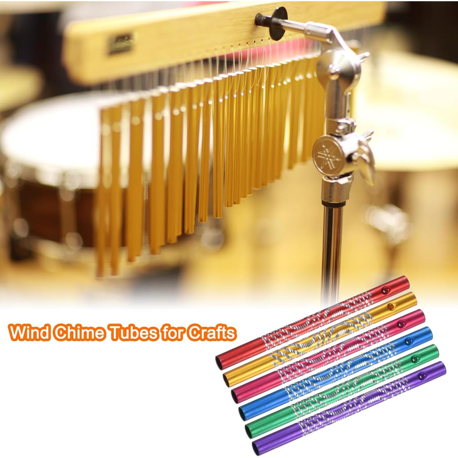 Tubo de Campana de Viento M METERXITY 24 Piezas 4 Tamaños