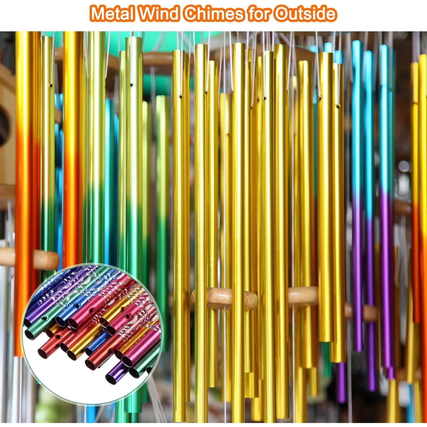 Tubo de Campana de Viento M METERXITY 24 Piezas 4 Tamaños