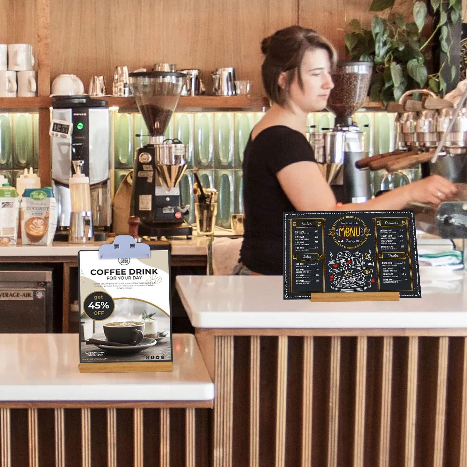 Pizarra de Mesa Doble Cara Newnewshow 22x30.5 cm con Soporte