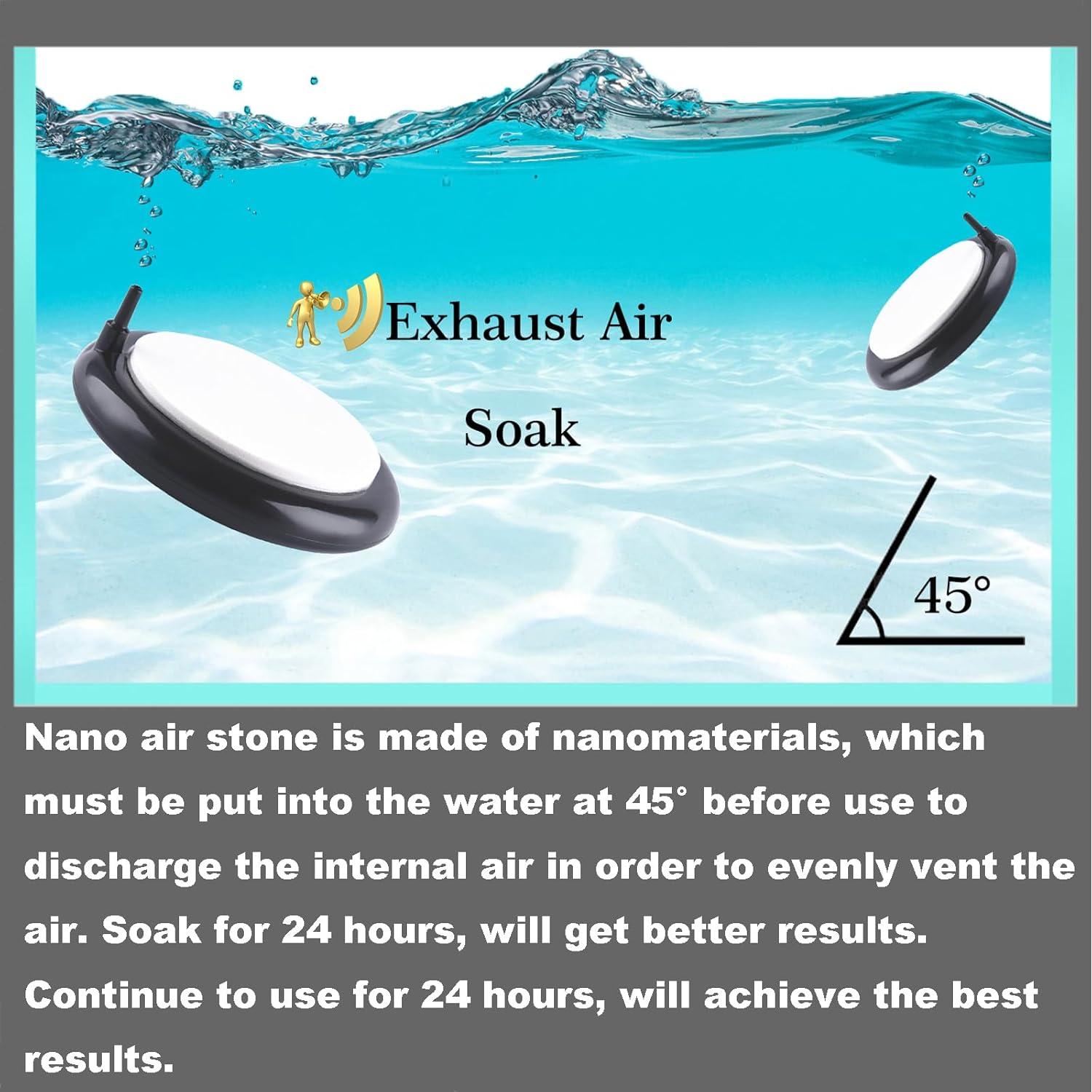 Disco de Aire Nano Carefree Fish 35 mm para Acuario con Tubo 0.91 m