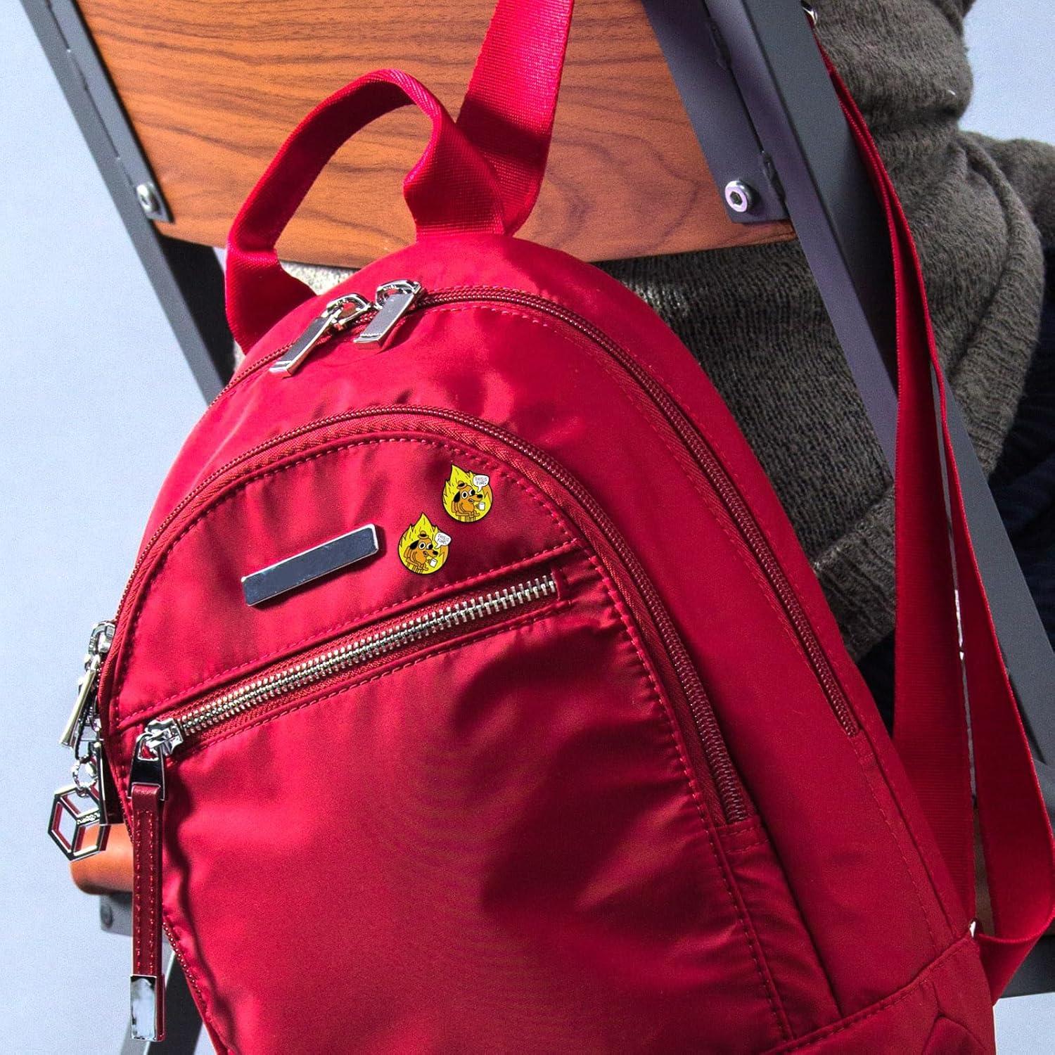 Pin de Esmalte Divertido Perro 'Esto está Bien' 6 Piezas