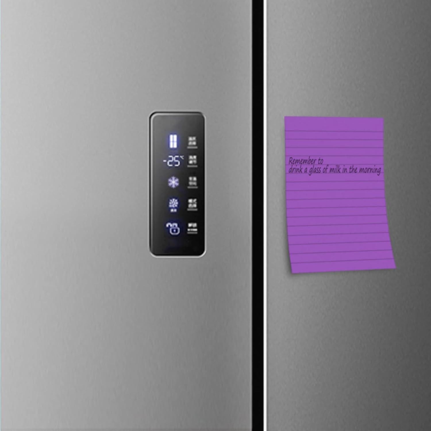 Paquete de 24 Notas Adhesivas Rayadas EMWNG 10.16x15.24 cm