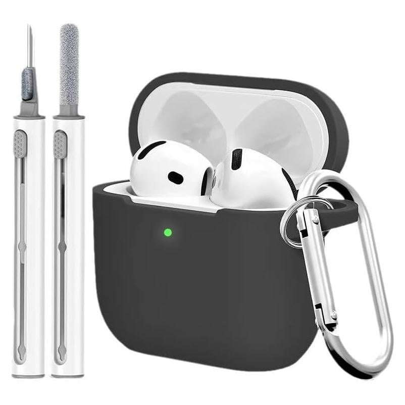 Funda de Silicona para AirPods 4 Gen 2024 con Kit de Limpieza