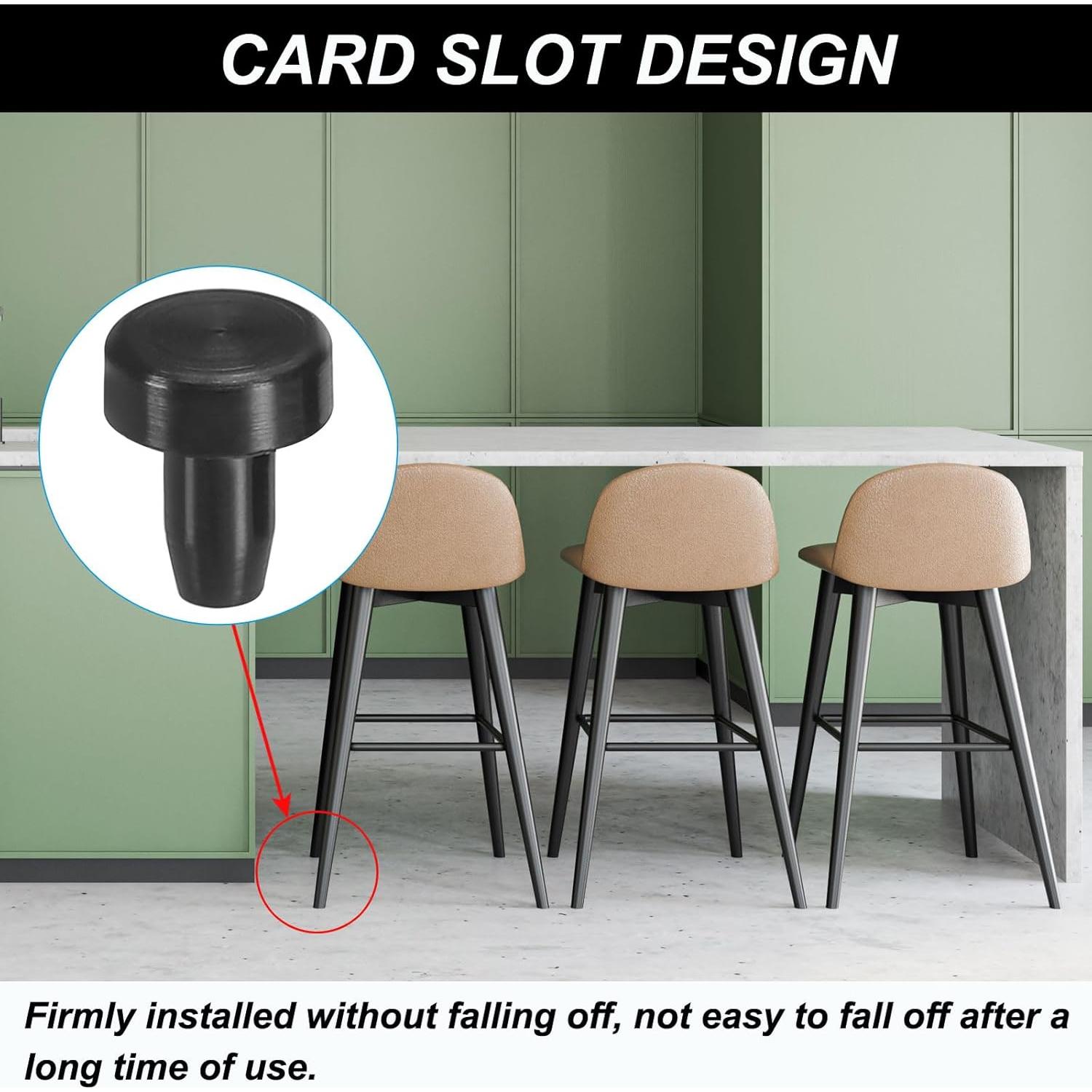 Tapones de Silicona PATIKIL T-Hole 2.5mm Negro - Paquete de 20