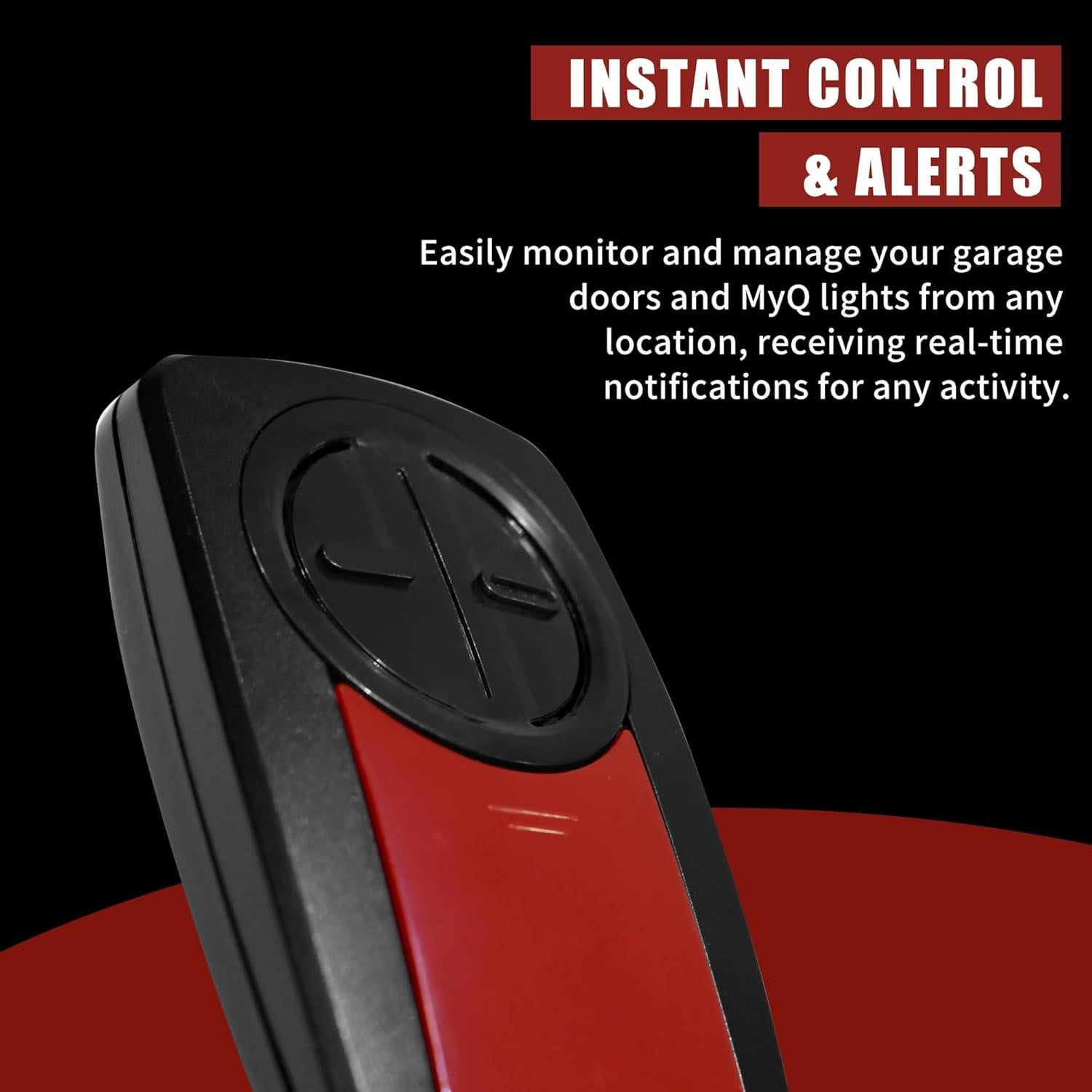 Control Remoto Universal Liftmaster 380UT para Garaje - Plata