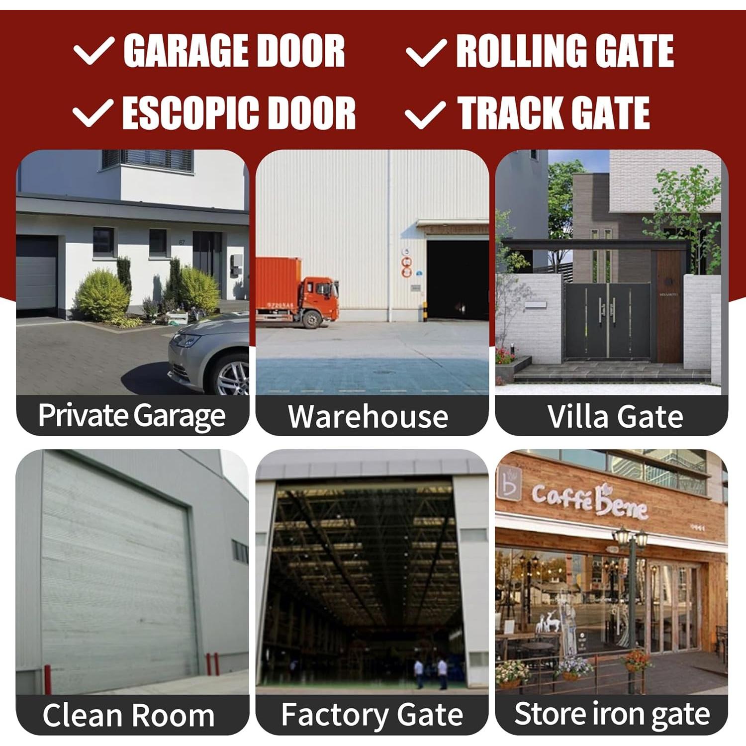 Control Remoto Universal Liftmaster 380UT para Garaje - Plata