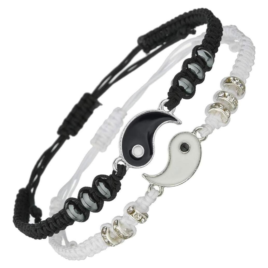 Pulseras de Amistad Yin Yang Ajustables ButiShop - Regalo Ideal