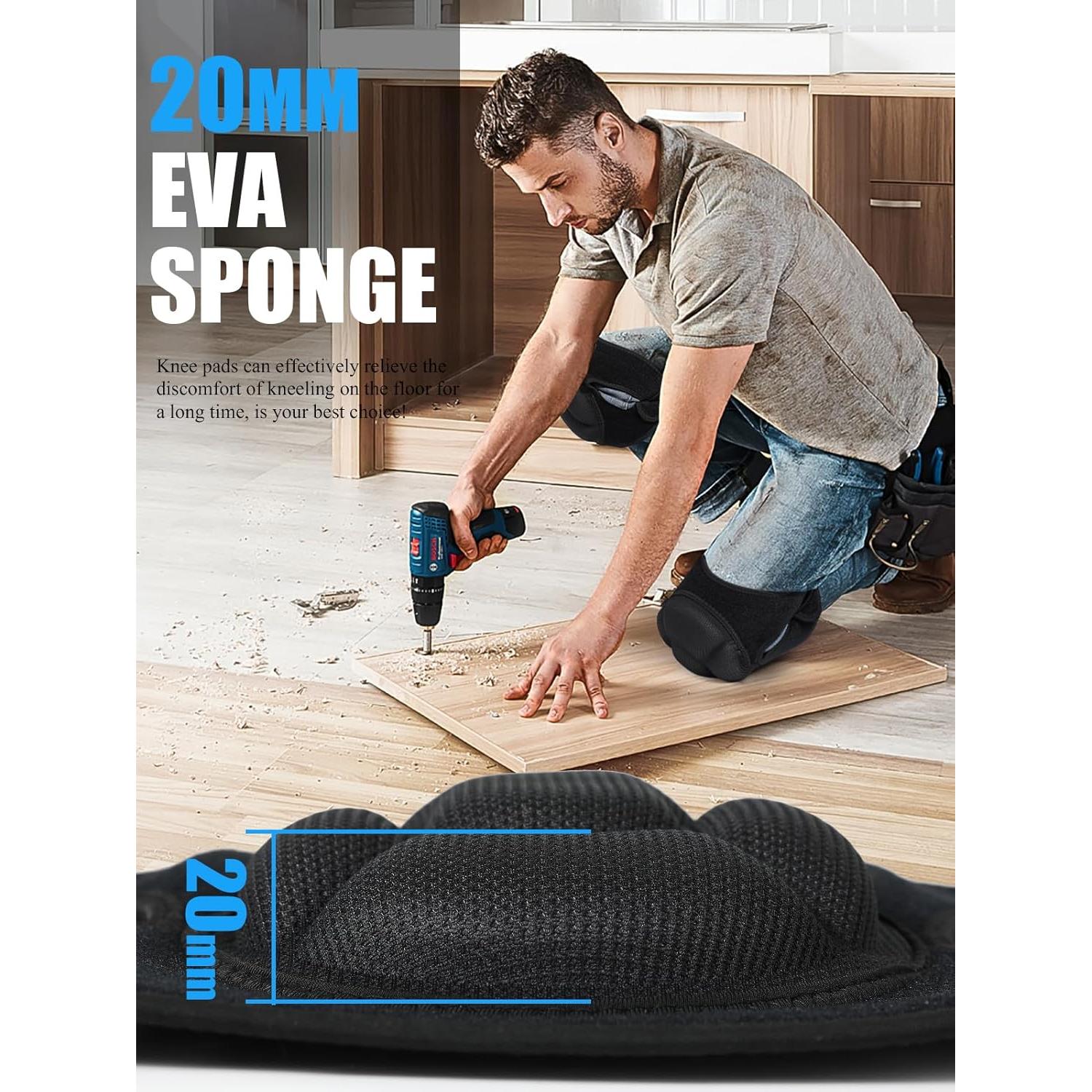 Rodilleras de Jardinería EVA 20mm Ajustables Tanzdunsje