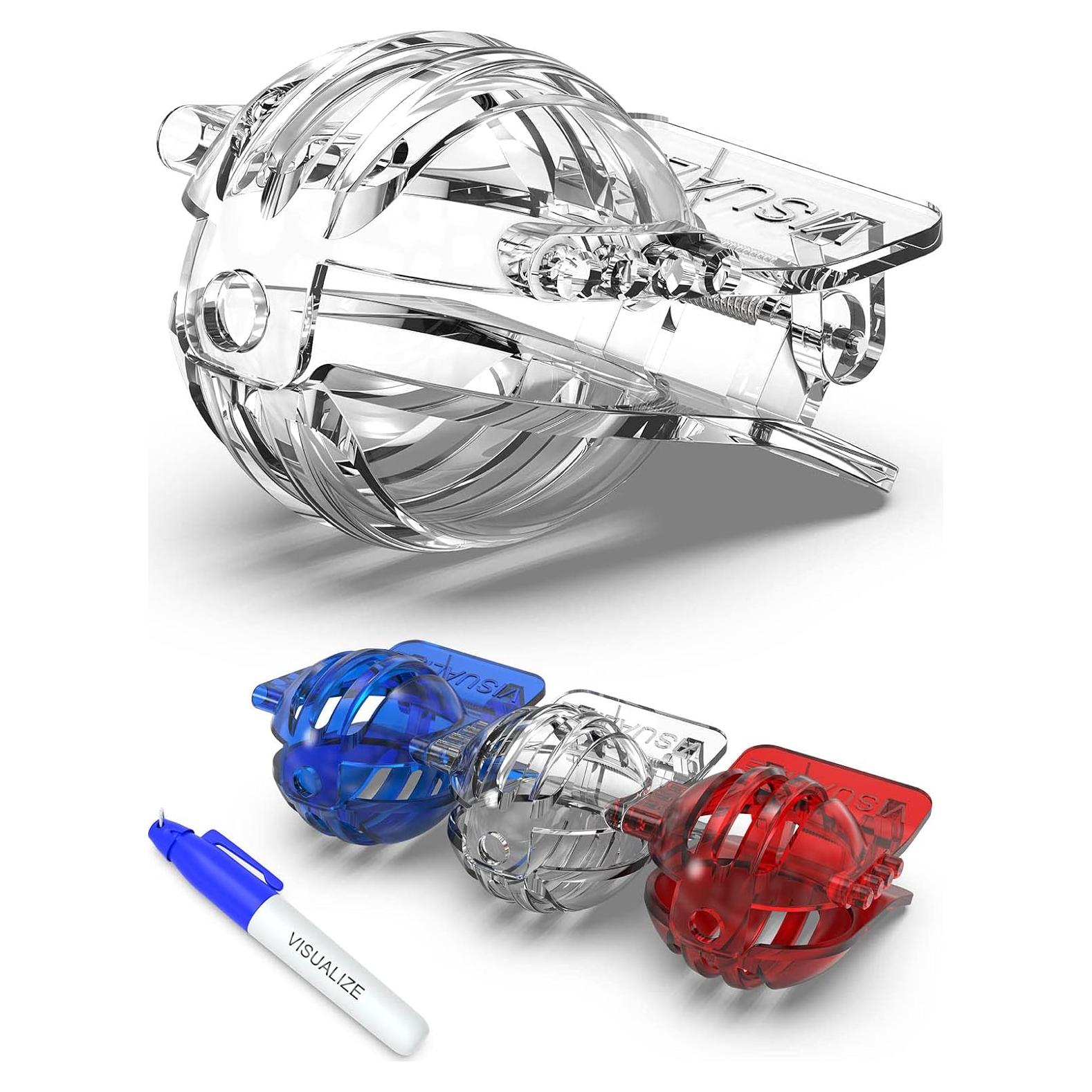 Marcador de Pelotas de Golf VISUALIZE Tri-Line - Precisión y Alineación