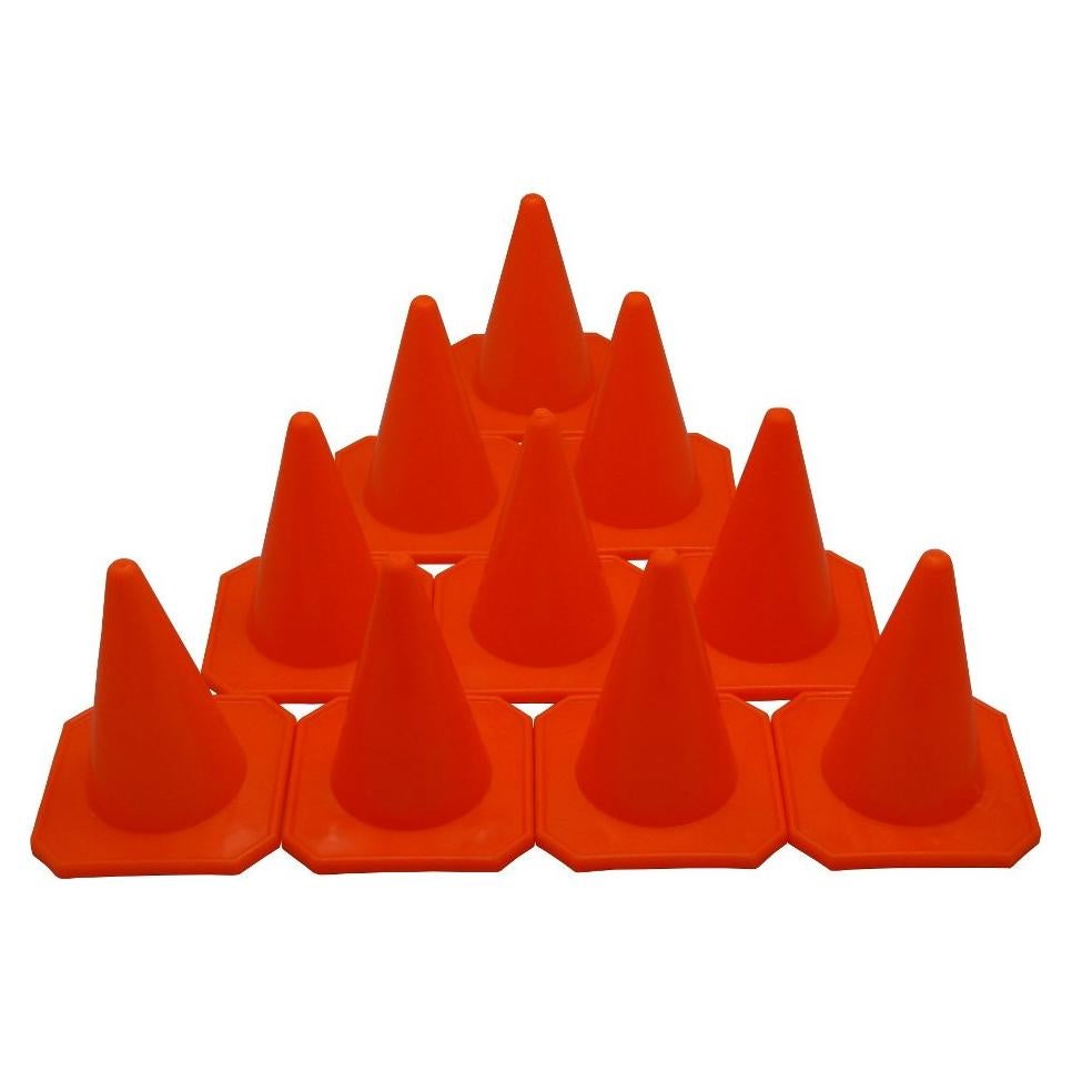 Conos de Tráfico Naranjas Bluedot Trading - Paquete de 10, 10.16 cm