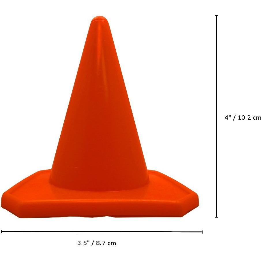 Conos de Tráfico Naranjas Bluedot Trading - Paquete de 10, 10.16 cm