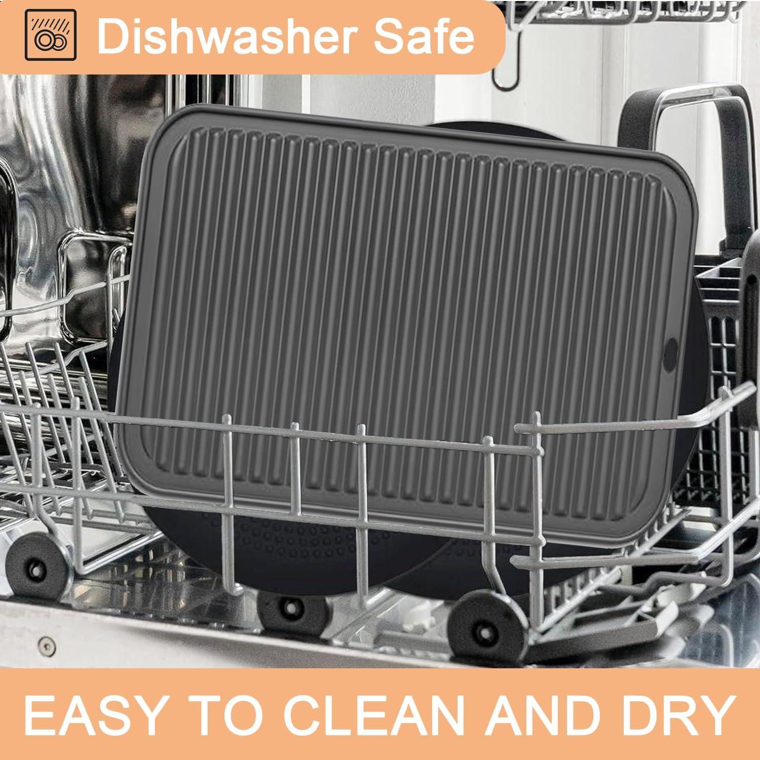 Trivete de Silicona Extra Grande Negro 40.64x30.48 cm Resistente al Calor