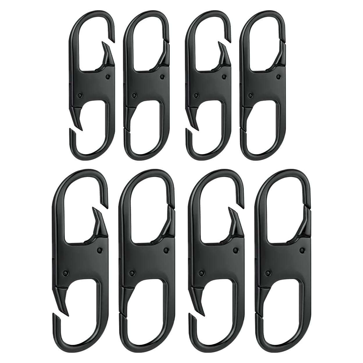 Cierre de Cremallera Antirrobo 1 uno disfruta - Kit de 8 Clips