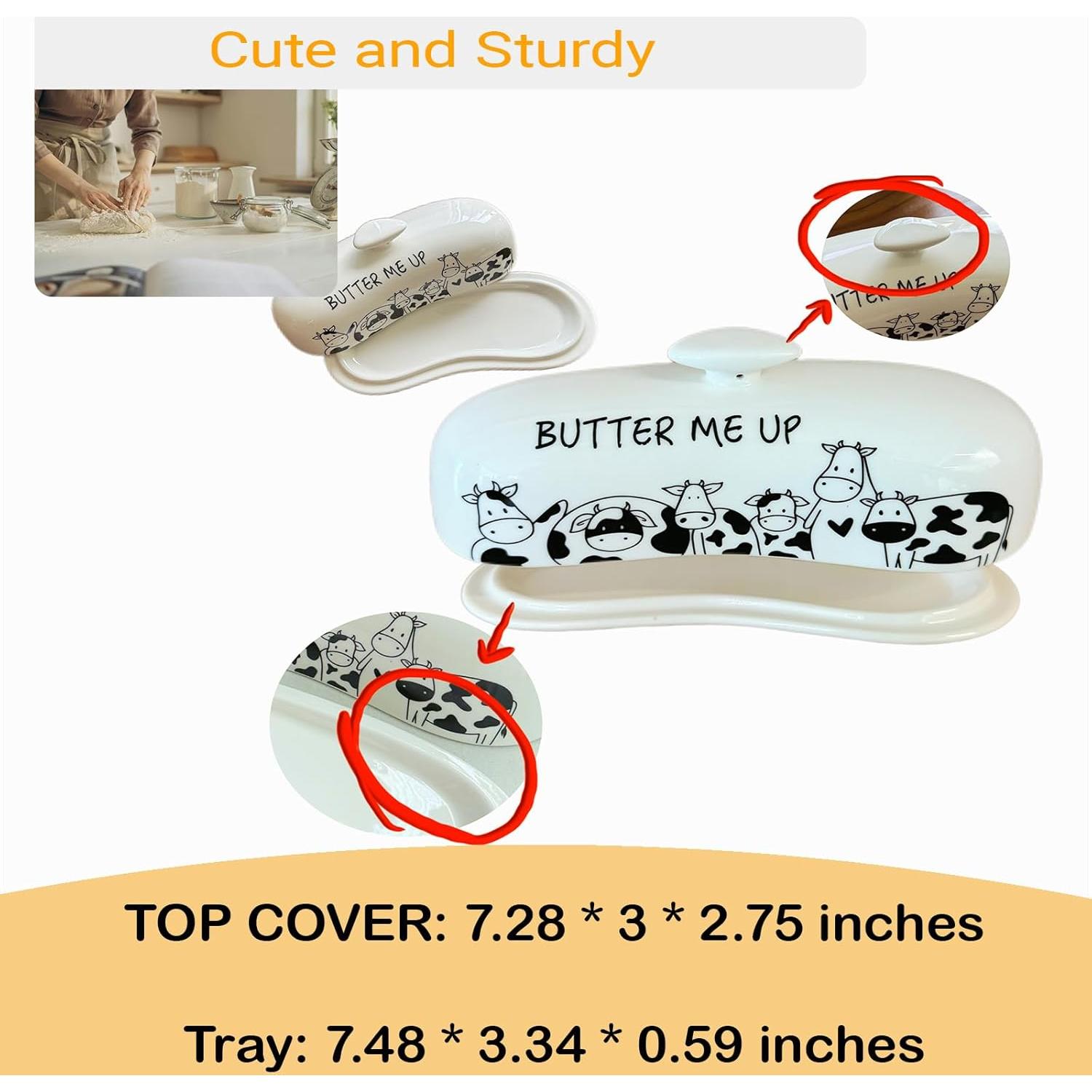 Plato para Mantequilla Lumicook Grande con Tapa de Acacia