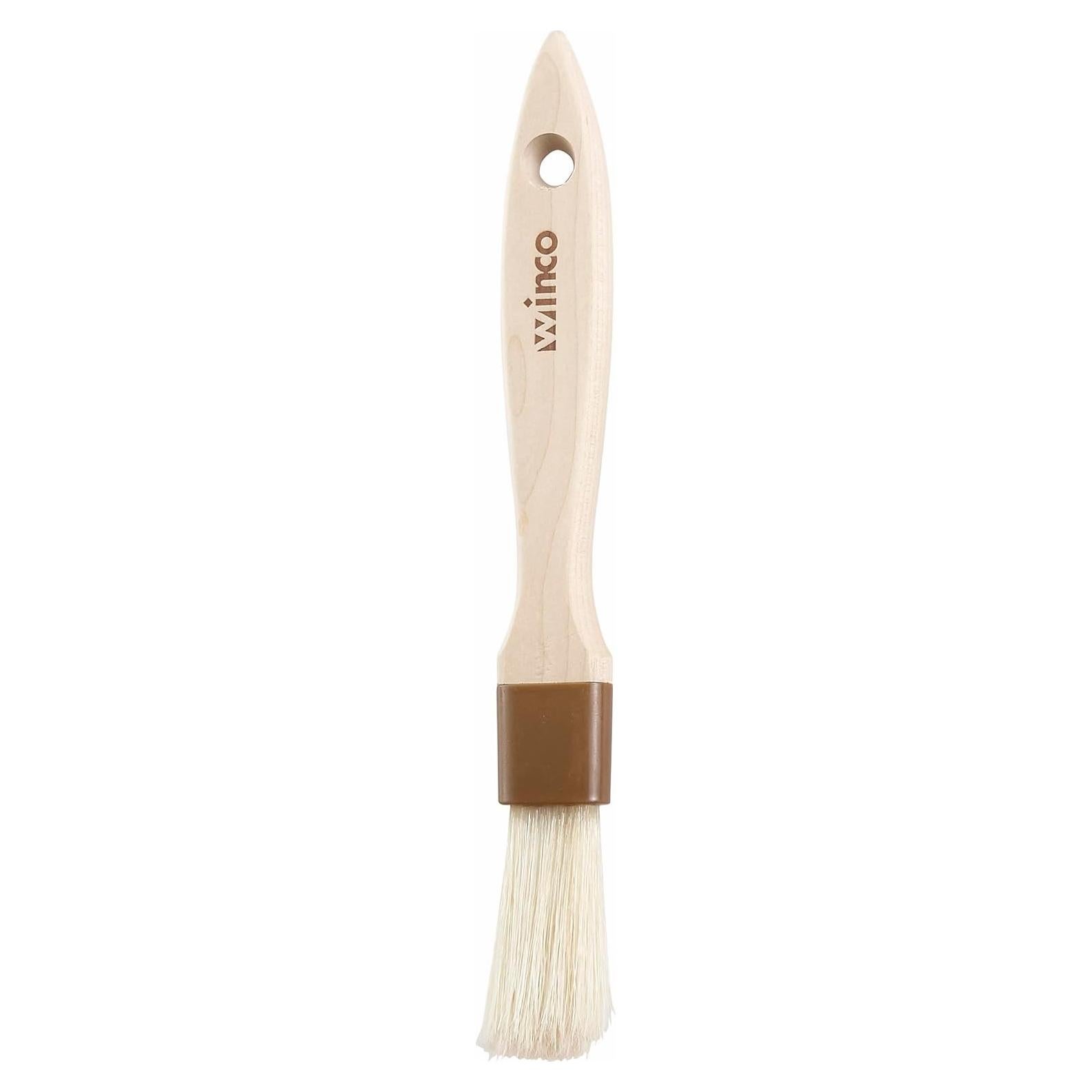 Winco Heavy-Duty Boar Bristle Basting Brush, 1"