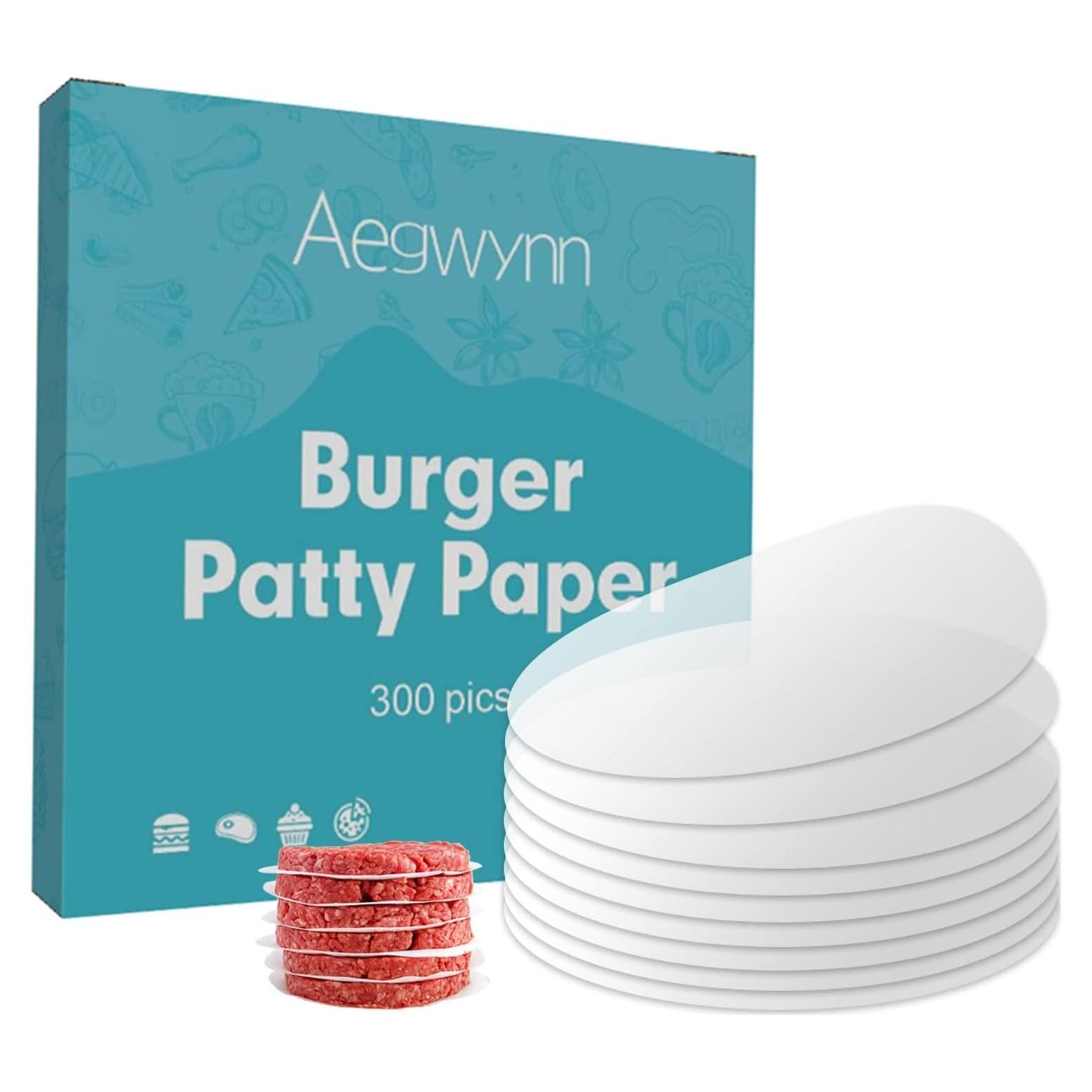 Papel Redondo para Hamburguesas Aegwynn 10 cm 300 Pcs Antiadherente