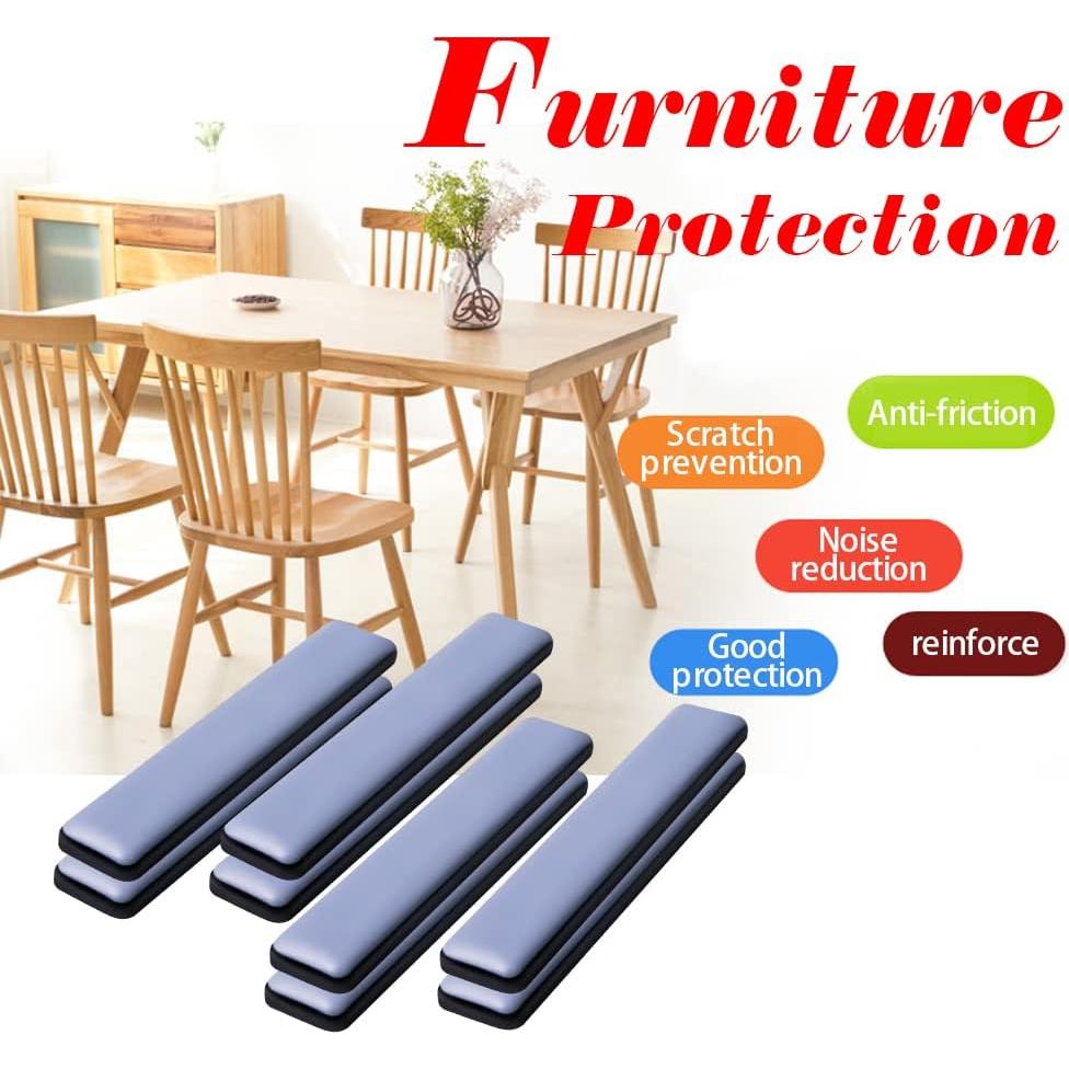 Deslizadores de Muebles Autoadhesivos HEYDEFO 15x75mm - 8 Piezas