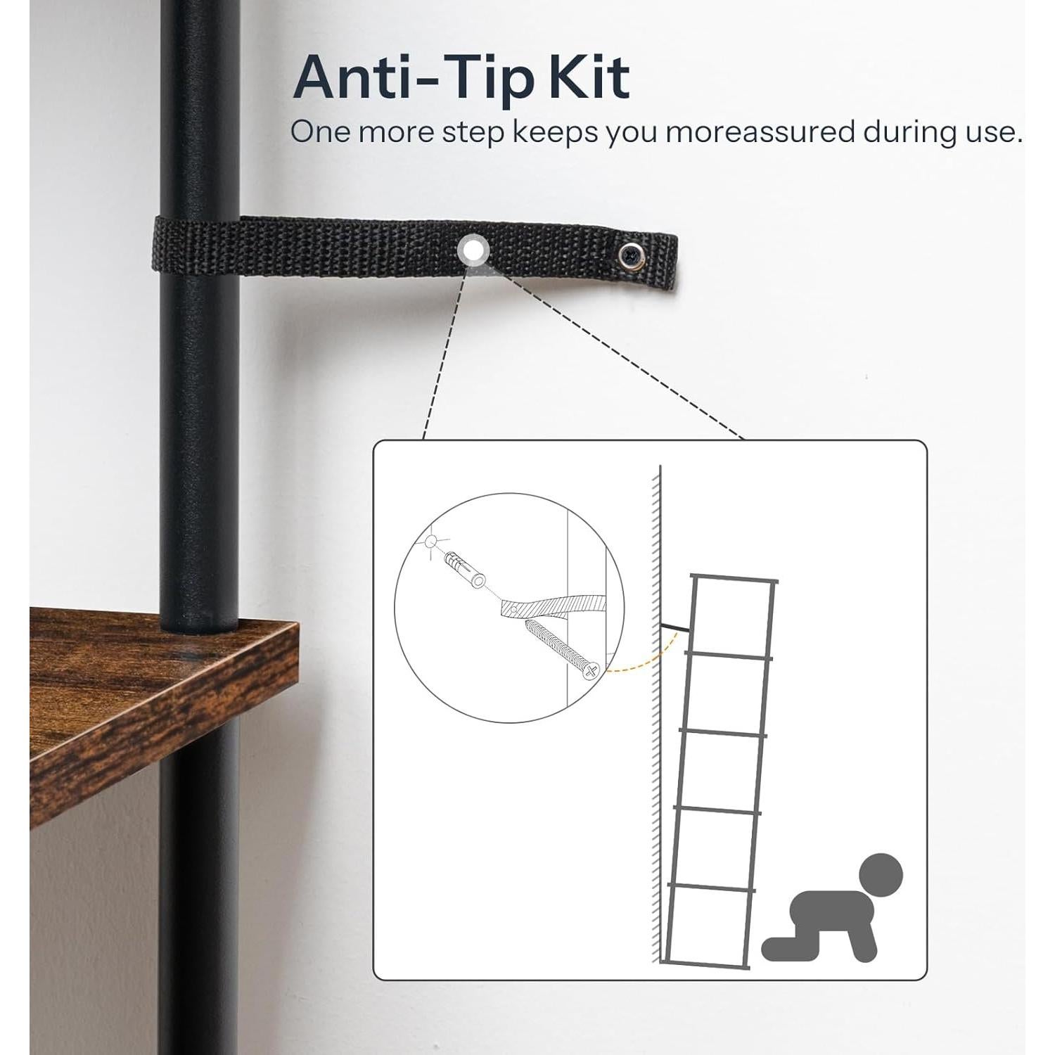 Estante Vertical para Zapatos HOOBRO 6 Niveles 28x28x100 cm
