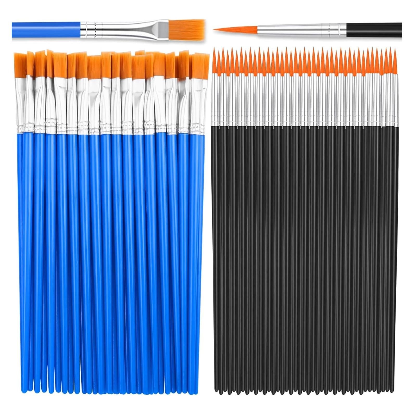 Juego de 70 Pinceles de Pintura Anezus para Niños - Nylon