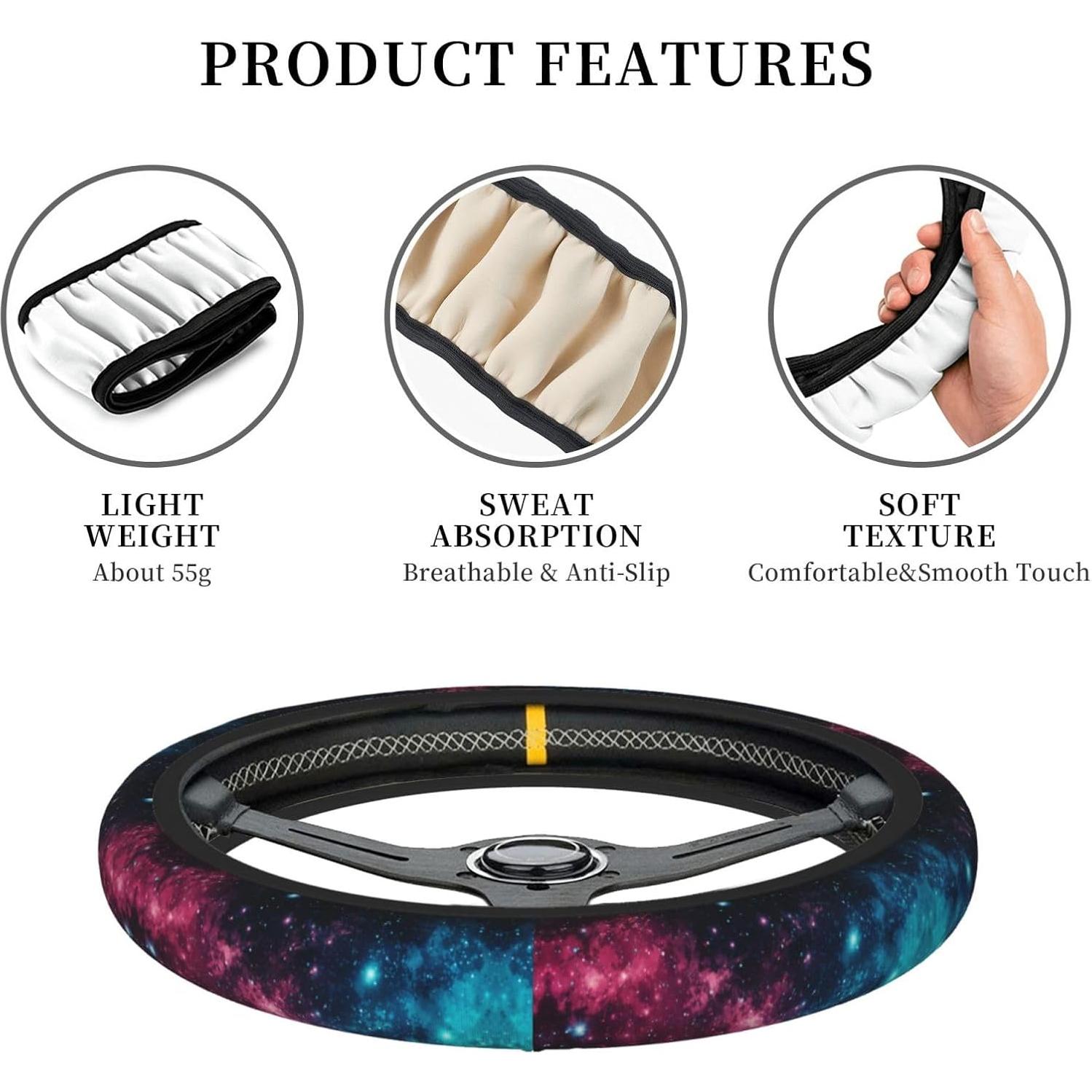 Cubierta de Volante Vykmvtyb Universal 38cm Antideslizante