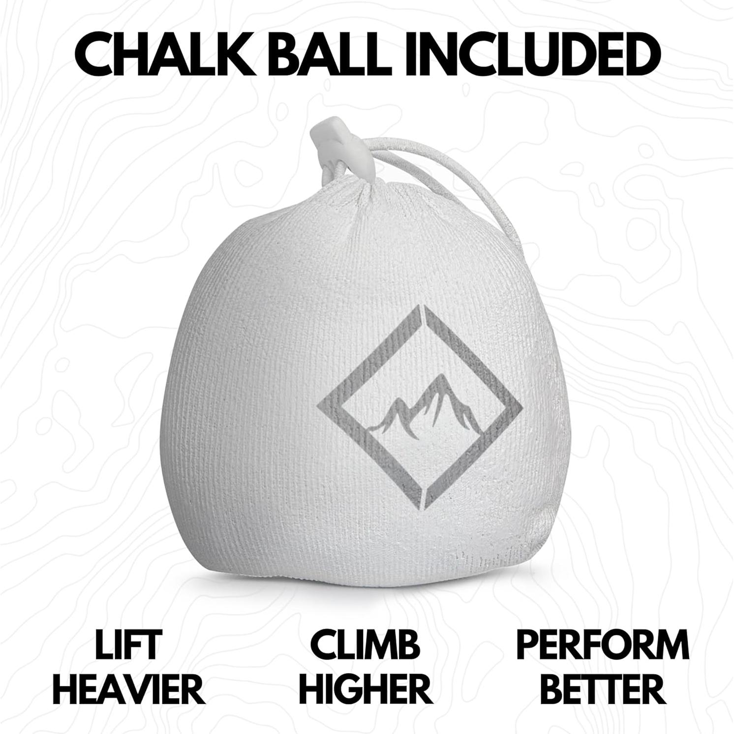 Bolsa de Tiza Survivor + Bola Recargable 65g - Escalada y Gimnasia