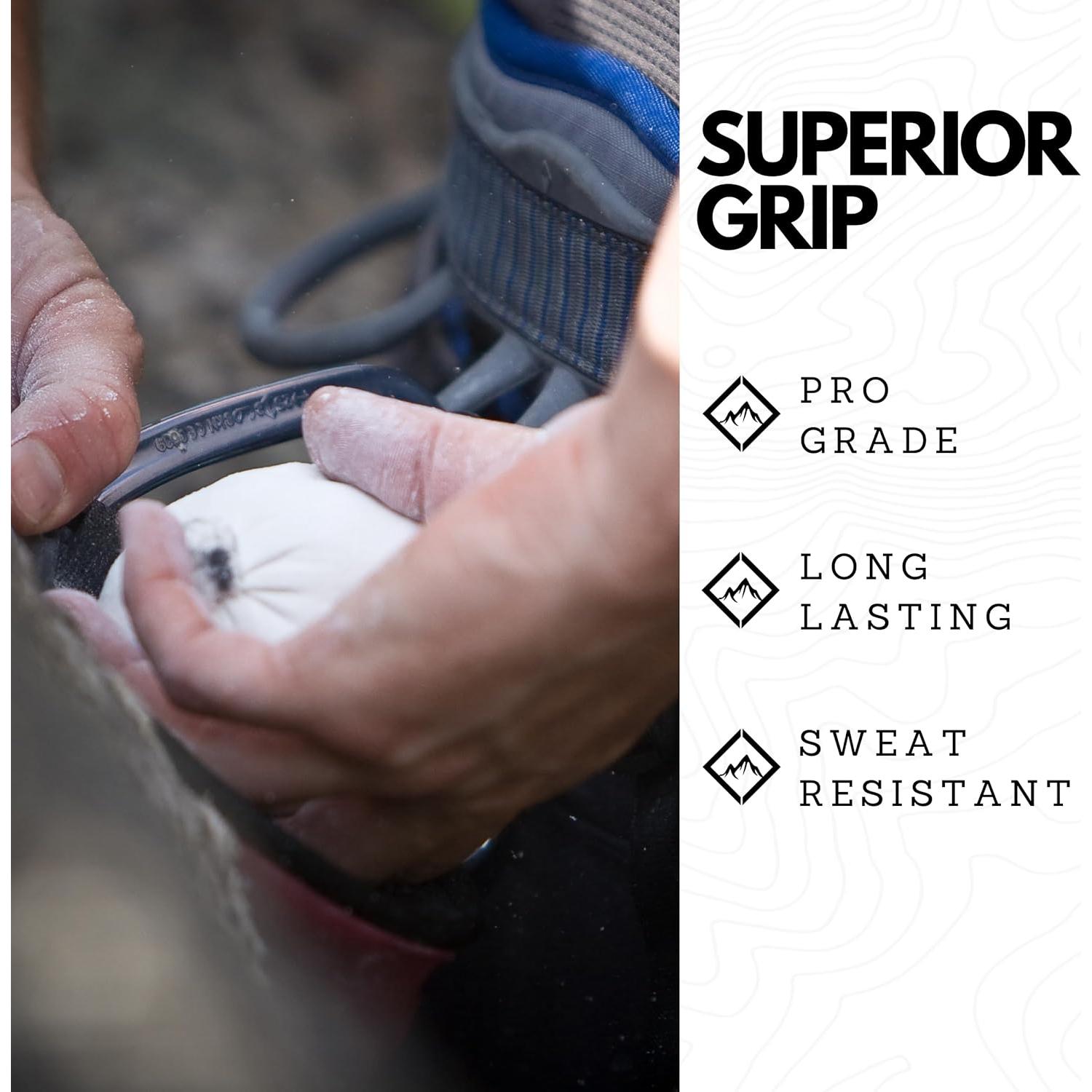 Bolsa de Tiza Survivor + Bola Recargable 65g - Escalada y Gimnasia