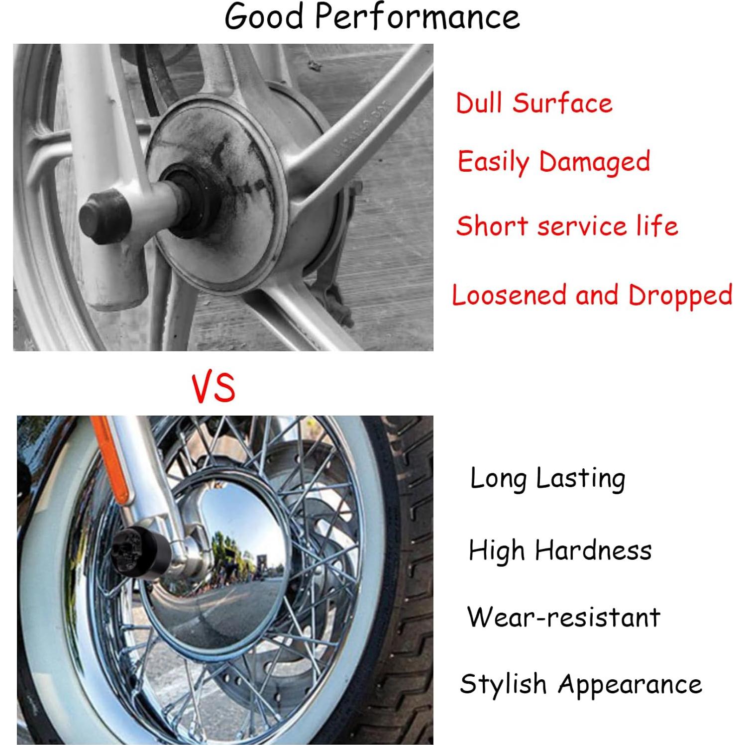 Cubierta de Tuerca de Eje Lunsom Calavera Aluminio Negra 56x46mm