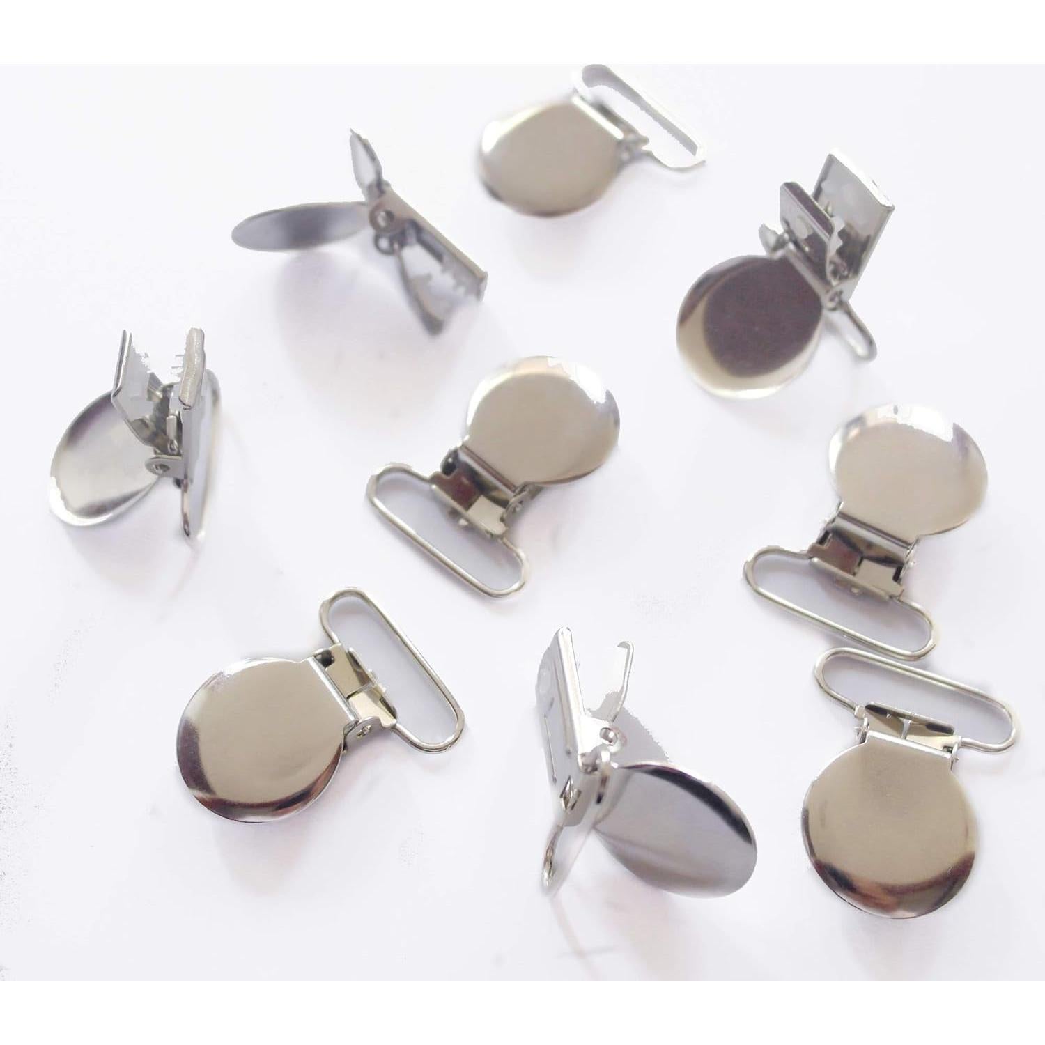 Clips de Suspensión Plateados Sutoyuen 10pcs 2.54cm