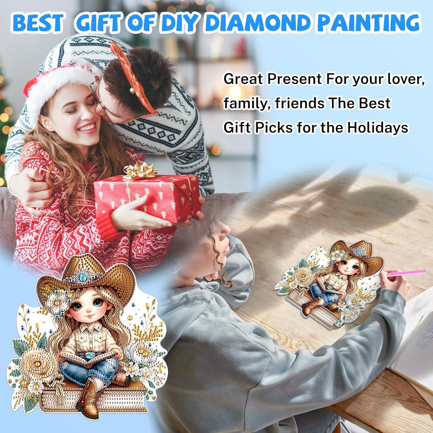 Kit de Pintura de Diamante 5D Bowetile Elfo para Adultos y Niños