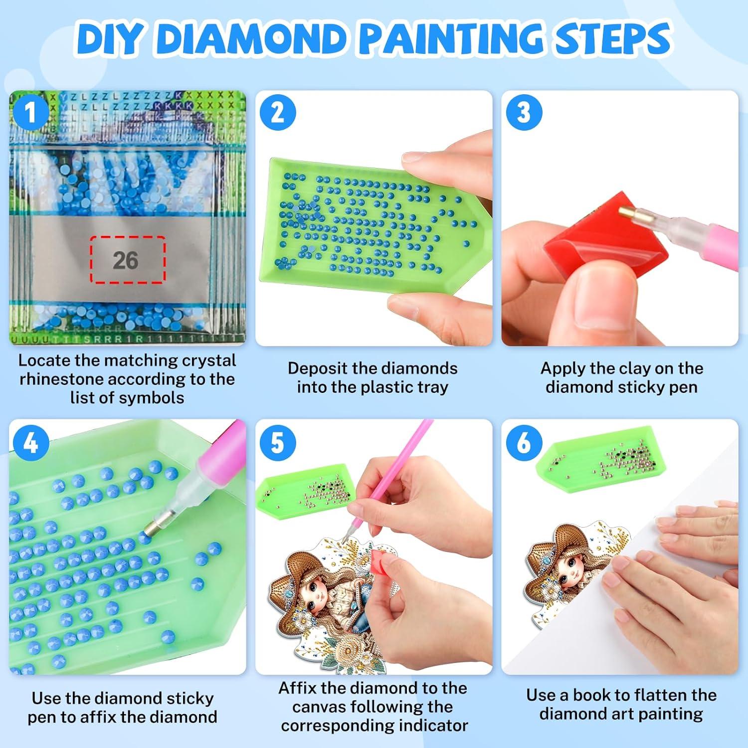 Kit de Pintura de Diamante 5D Bowetile Elfo para Adultos y Niños