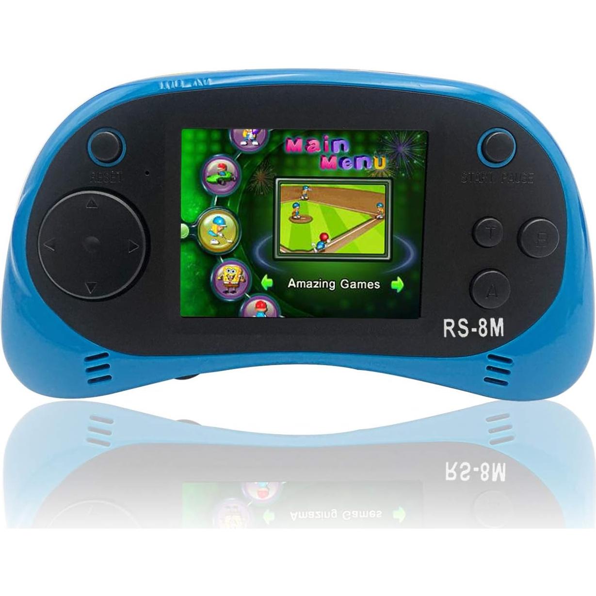 Consola de Juegos Portátil EASEGMER 16 Bits 220 Juegos HD Azul