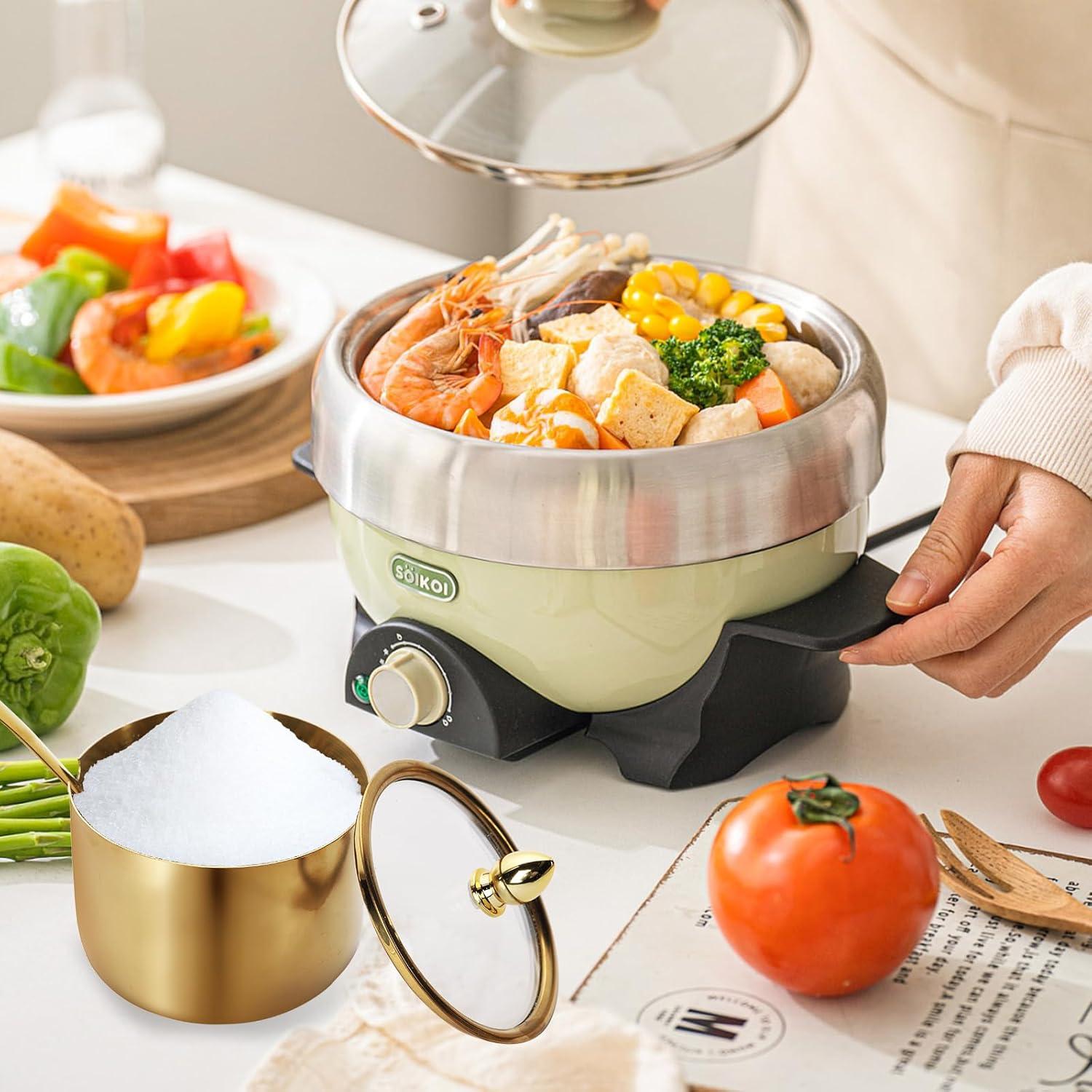 Juego de 2 Cajas de Sazonadores Hewnda Acero Inoxidable 300ml