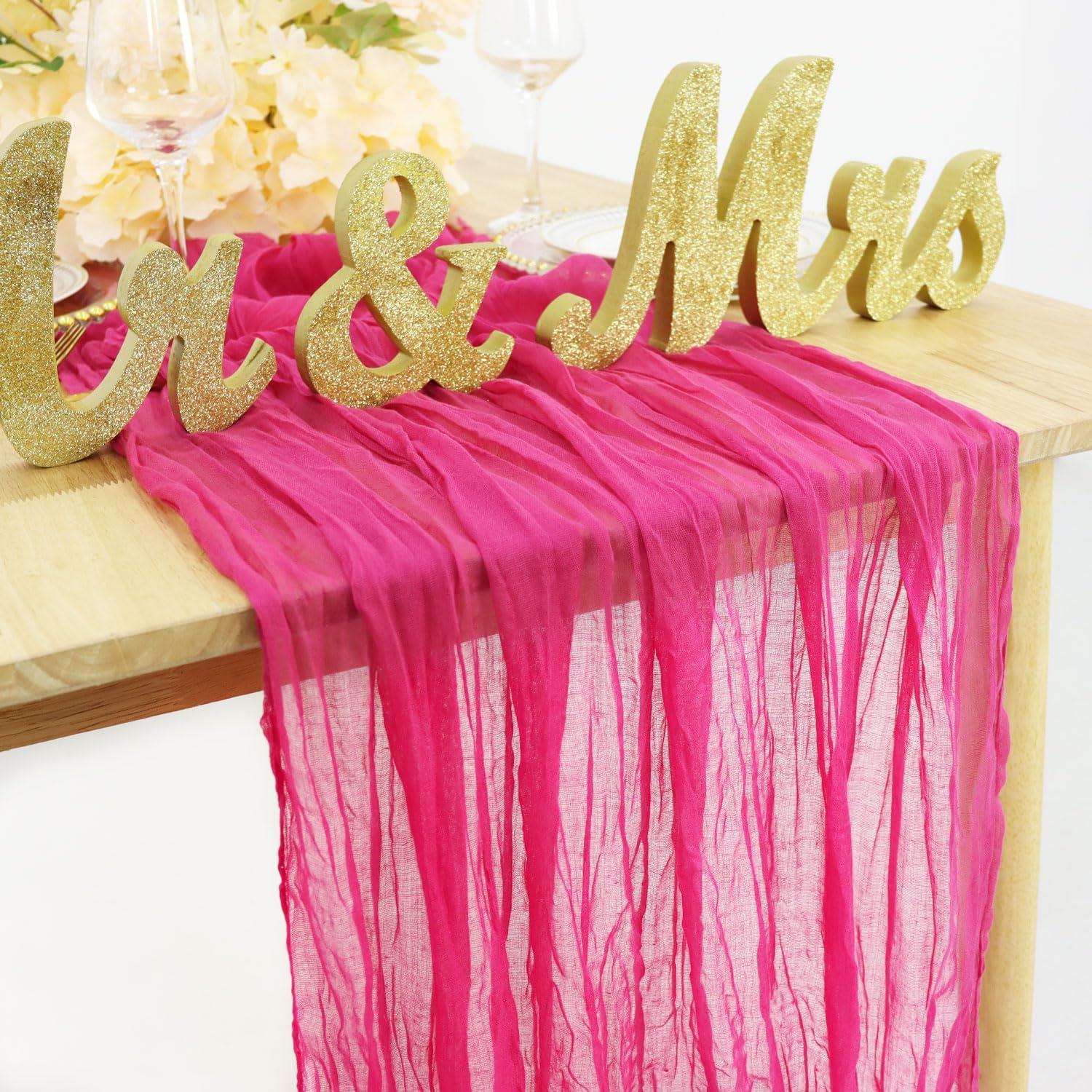 Caminito de Mesa de Gasa Rosa Fucsia 304.8x91.4 cm PATYDEST