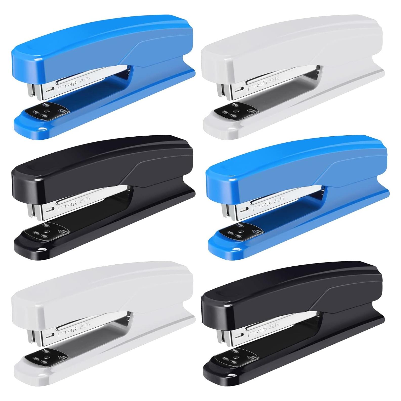 Grapadora de Escritorio Zubebe 6 Pcs Alta Capacidad 25 Hojas