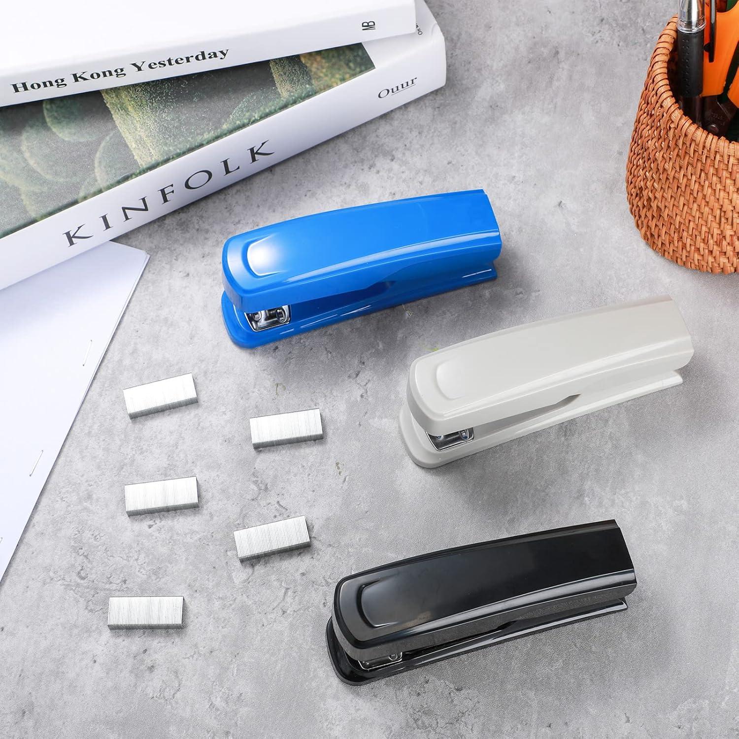 Grapadora de Escritorio Zubebe 6 Pcs Alta Capacidad 25 Hojas