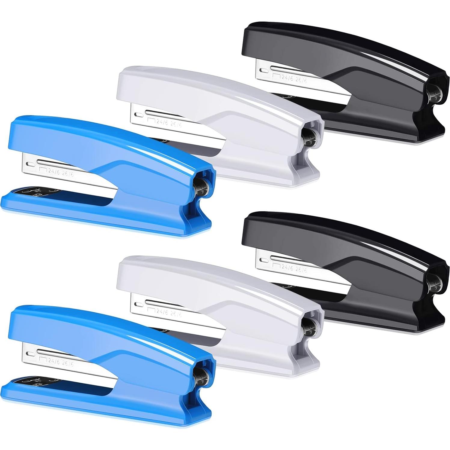 Grapadora de Escritorio Zubebe 6 Pcs Alta Capacidad 25 Hojas